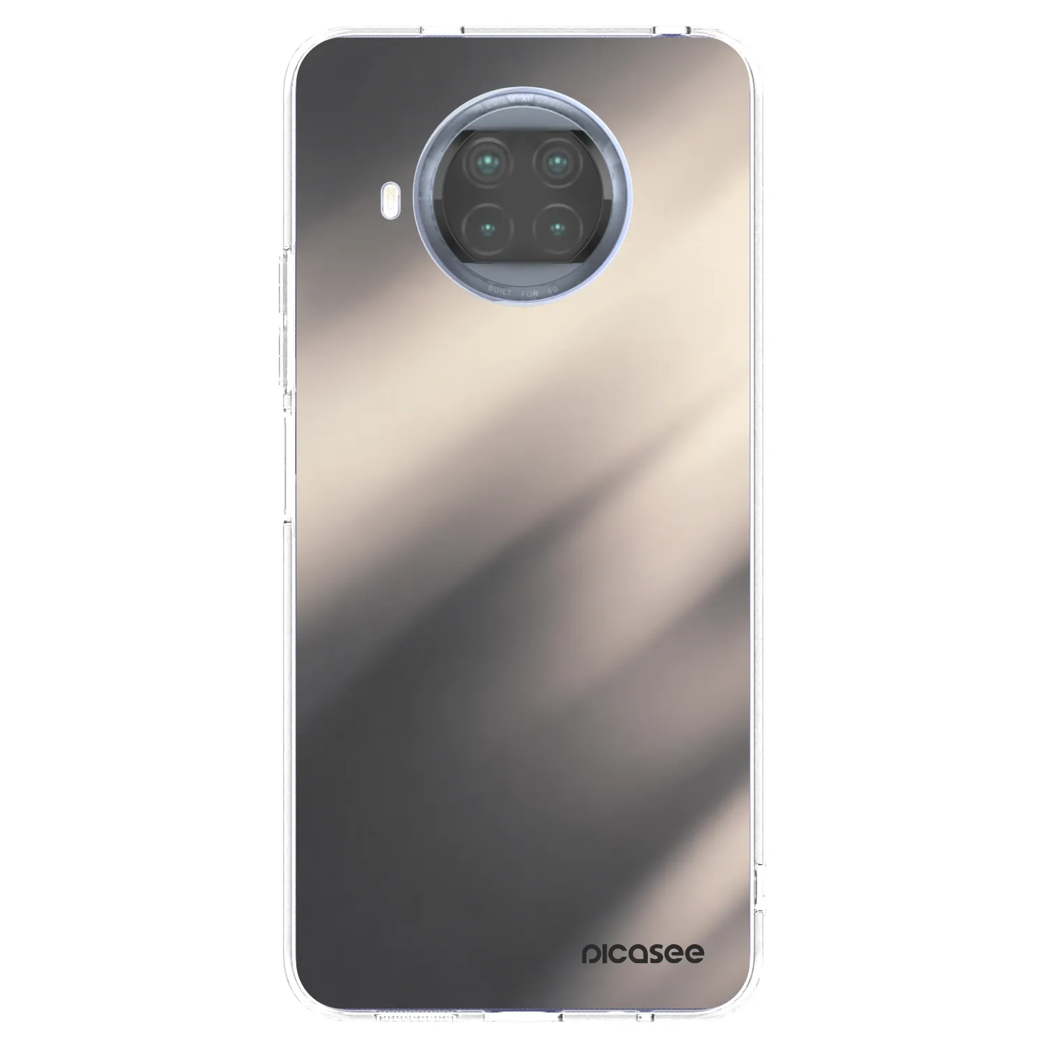 Picasee silikonski prozorni ovitek za Xiaomi Mi 10T Lite - Smoky Beige