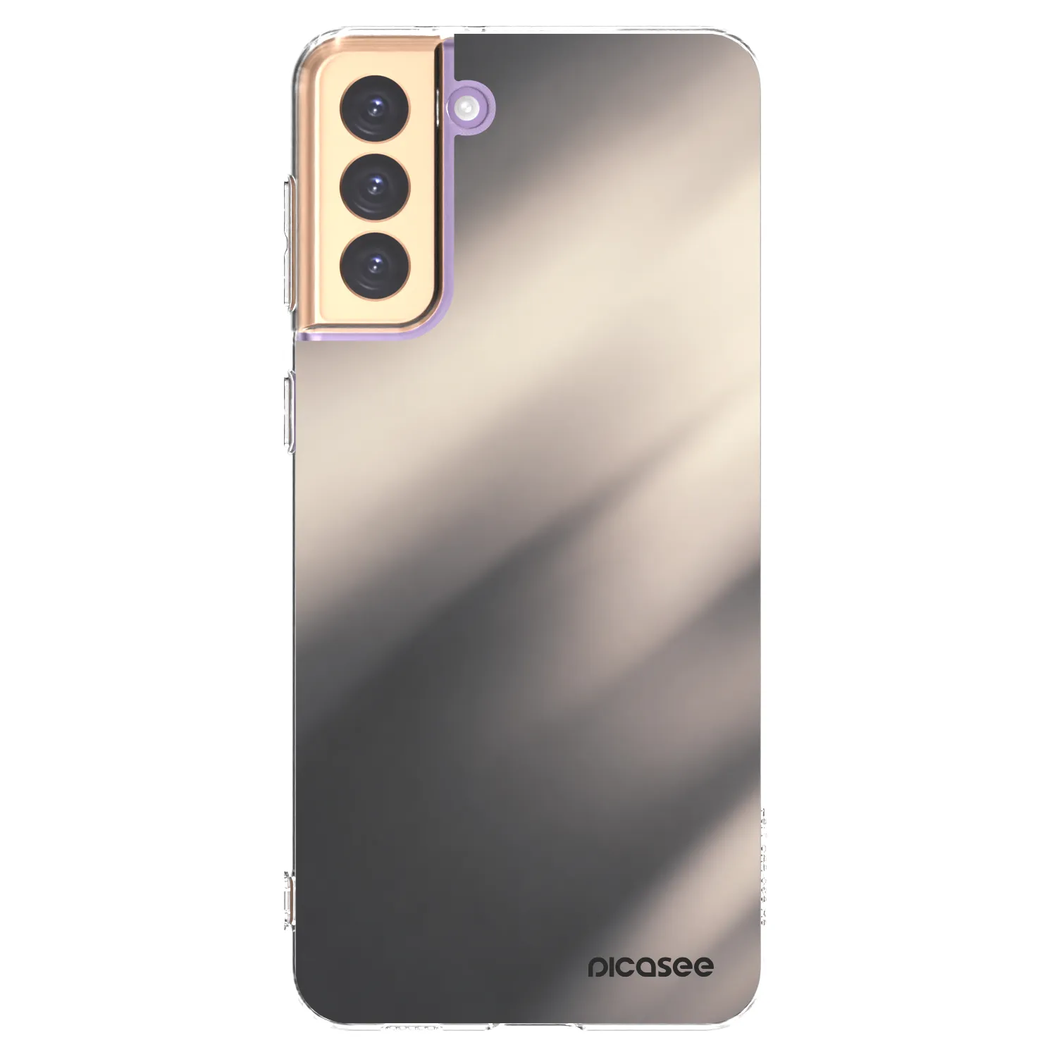 Picasee silikonski prozorni ovitek za Samsung Galaxy S21+ 5G G996F - Smoky Beige