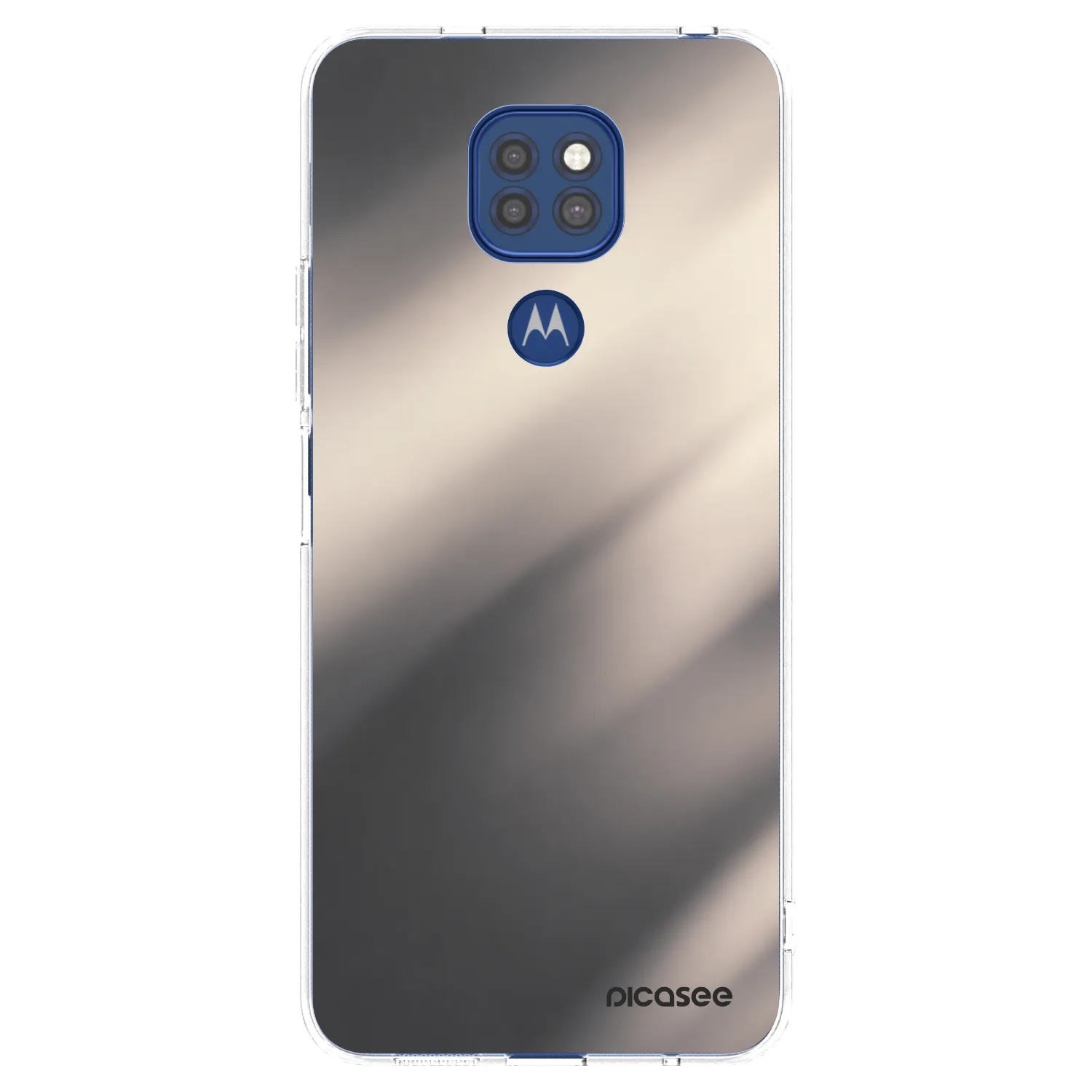 Picasee silikonski prozorni ovitek za Motorola Moto G9 Play - Smoky Beige