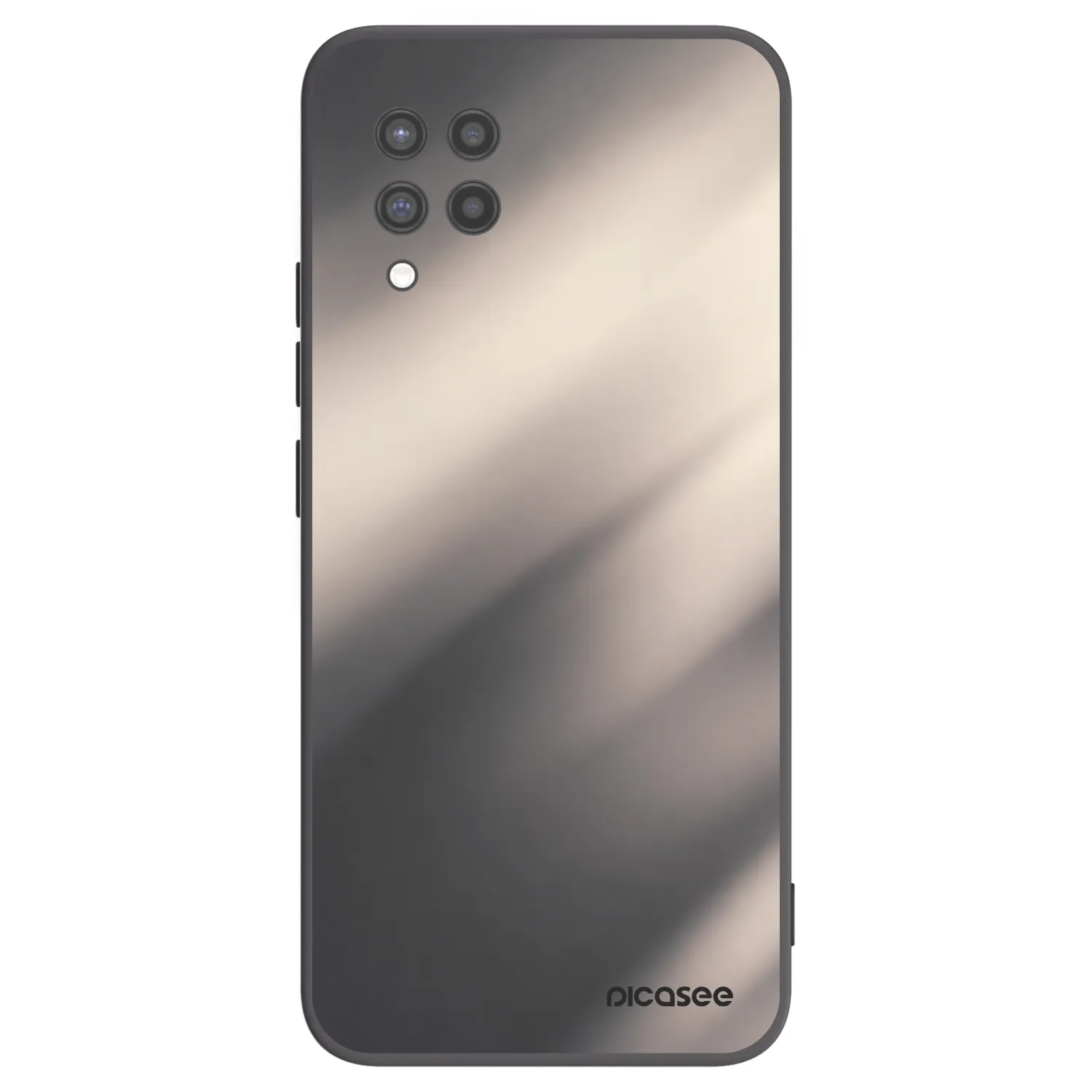 Picasee silikonski črni ovitek za Samsung Galaxy A42 A426B - Smoky Beige