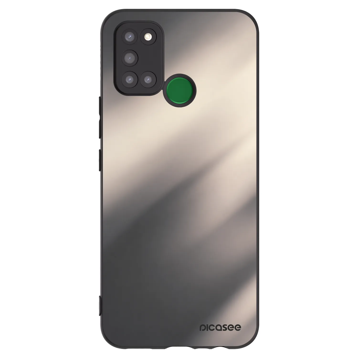 Picasee silikonski črni ovitek za Realme 7i - Smoky Beige