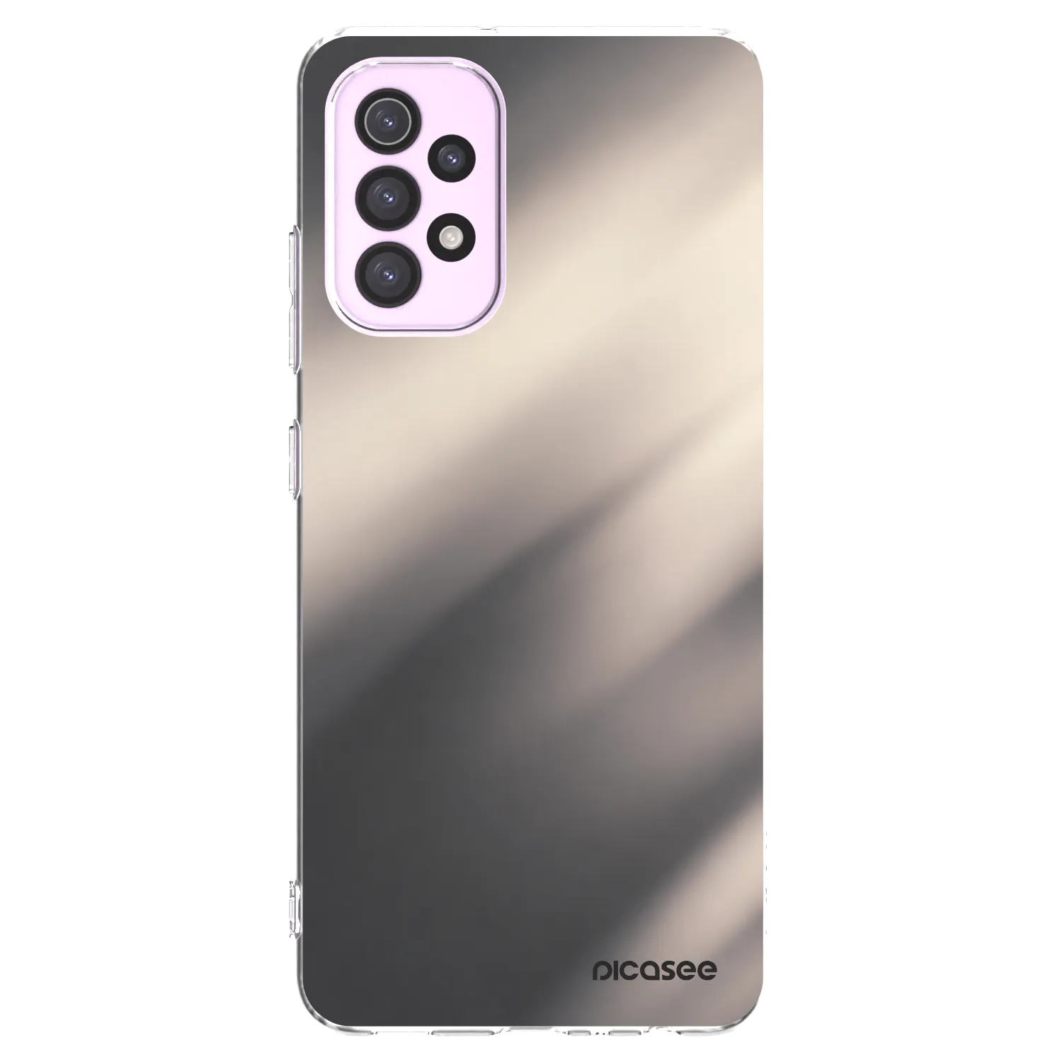 Picasee silikonski prozorni ovitek za Samsung Galaxy A32 5G A326B - Smoky Beige