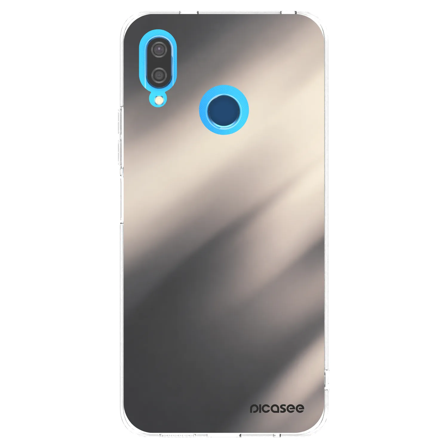 Picasee silikonski prozorni ovitek za Huawei P20 Lite - Smoky Beige