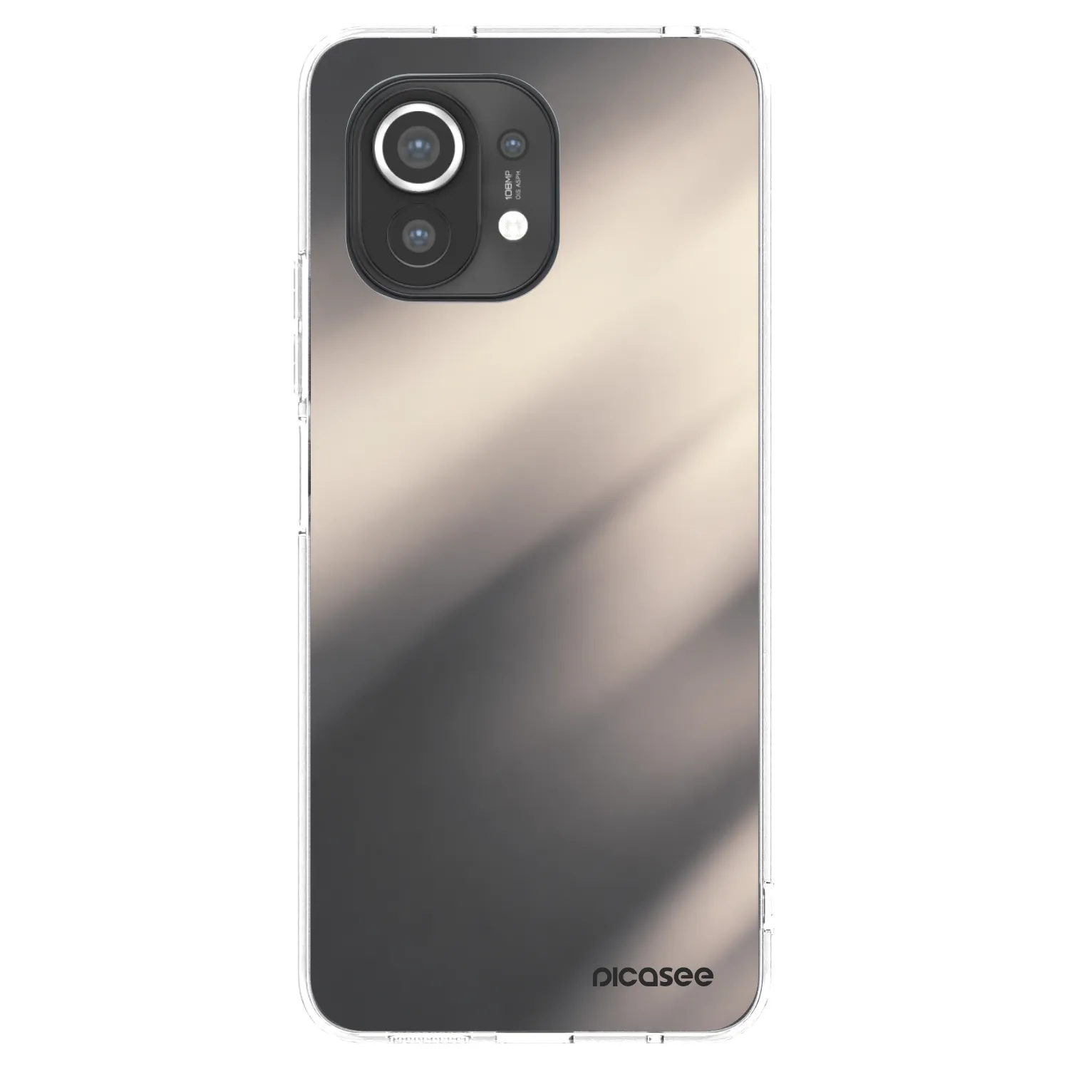 Picasee silikonski prozorni ovitek za Xiaomi Mi 11 - Smoky Beige