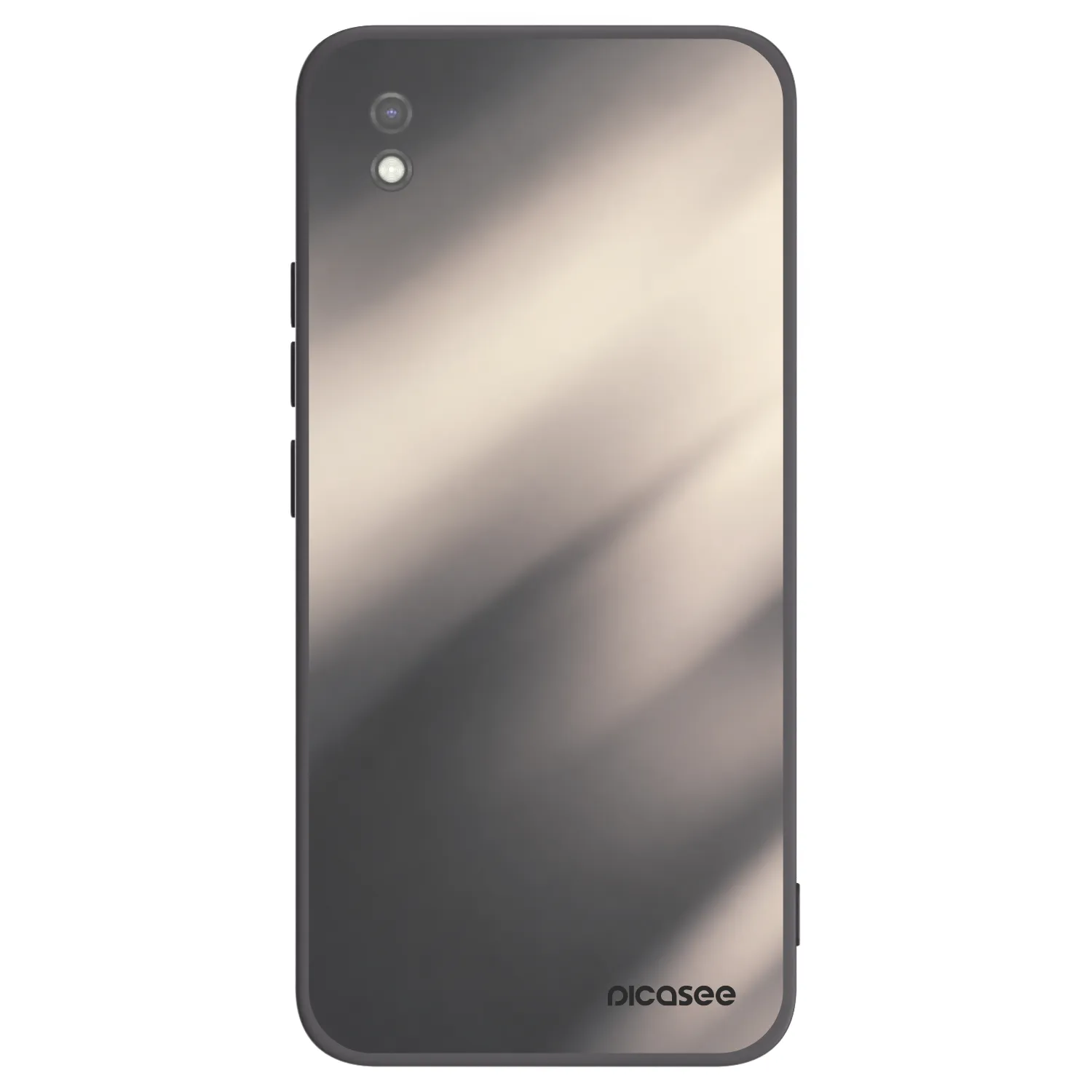 Picasee silikonski črni ovitek za Xiaomi Redmi 9AT - Smoky Beige