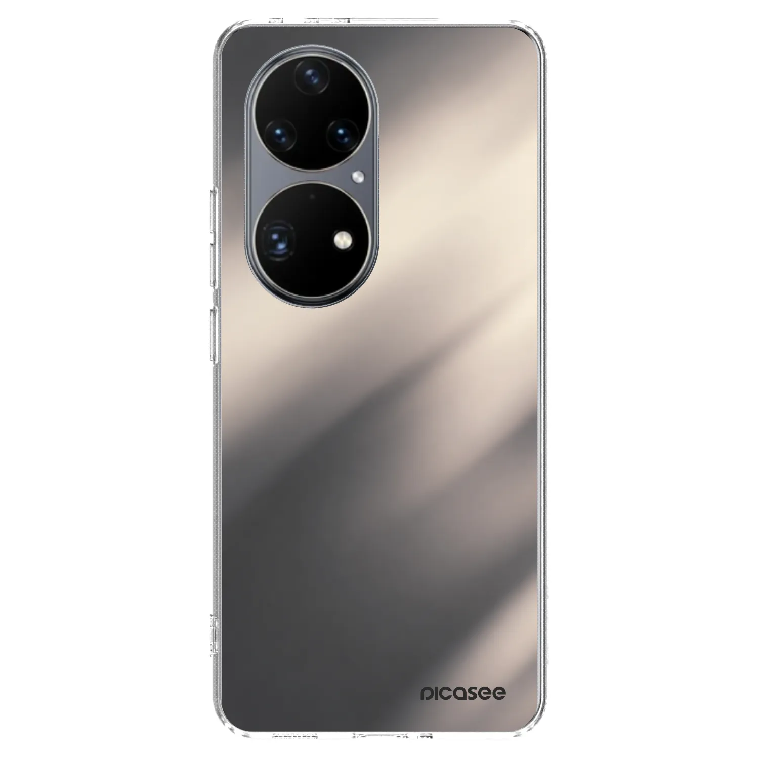 Picasee silikonski prozorni ovitek za Huawei P50 - Smoky Beige