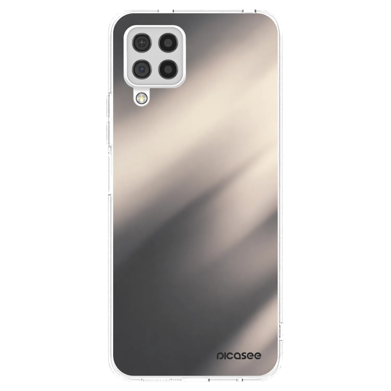 Picasee silikonski prozorni ovitek za Samsung Galaxy A22 A225F 4G - Smoky Beige