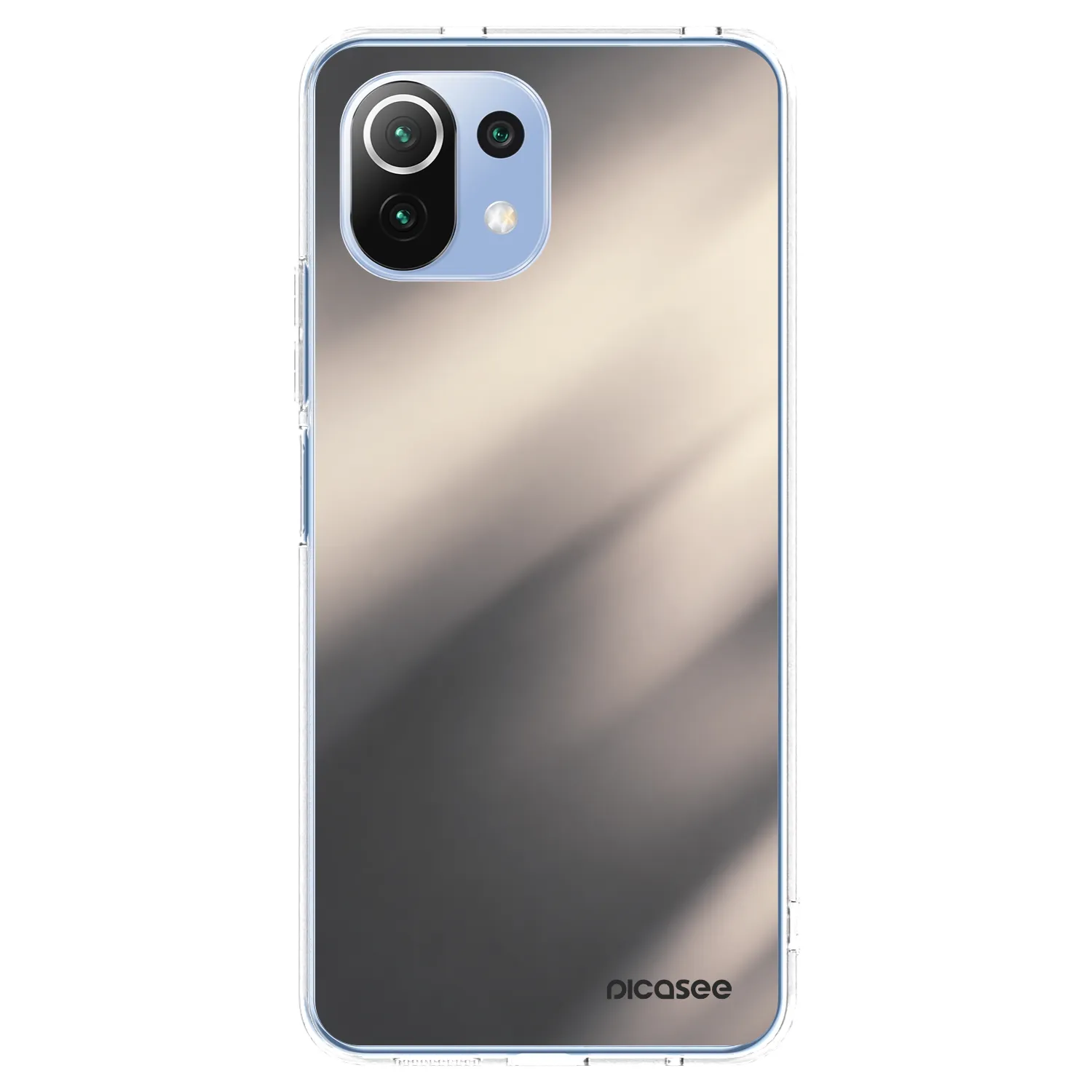 Picasee silikonski prozorni ovitek za Xiaomi 11 Lite 5G NE - Smoky Beige