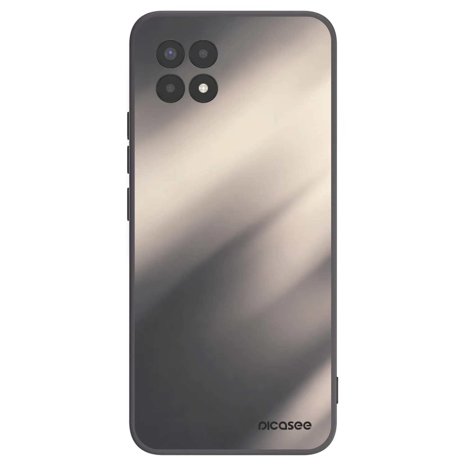 Picasee silikonski črni ovitek za Realme 8i - Smoky Beige