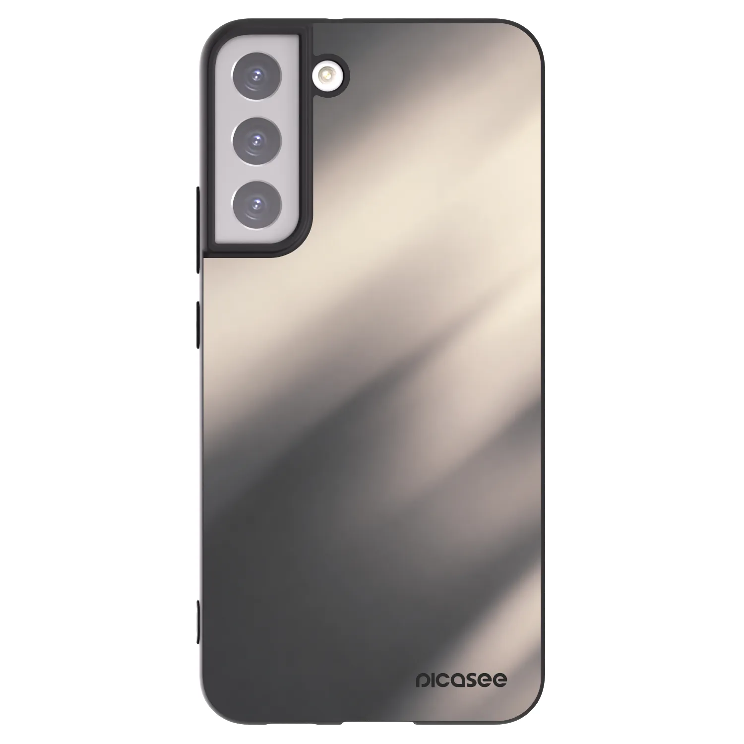 Picasee silikonski črni ovitek za Samsung Galaxy S22+ 5G - Smoky Beige