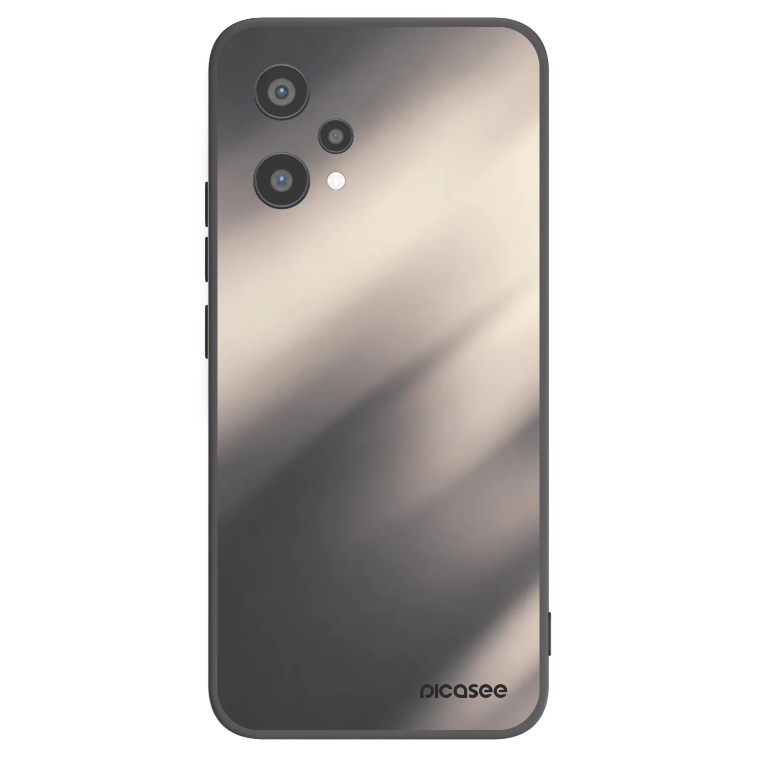 Picasee silikonski črni ovitek za Realme 9 Pro 5G - Smoky Beige