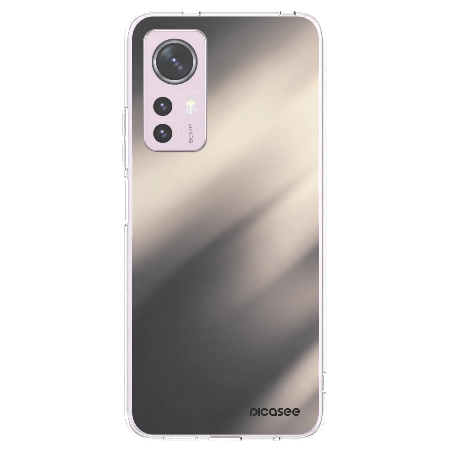 Picasee silikonski prozorni ovitek za Xiaomi 12 - Smoky Beige