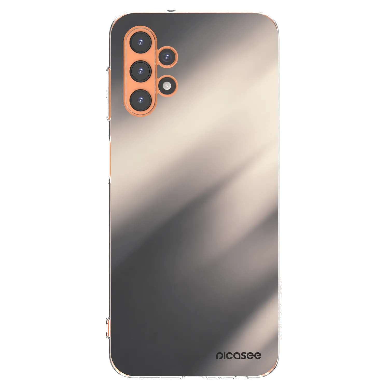 Picasee silikonski prozorni ovitek za Samsung Galaxy A13 4G A135 - Smoky Beige