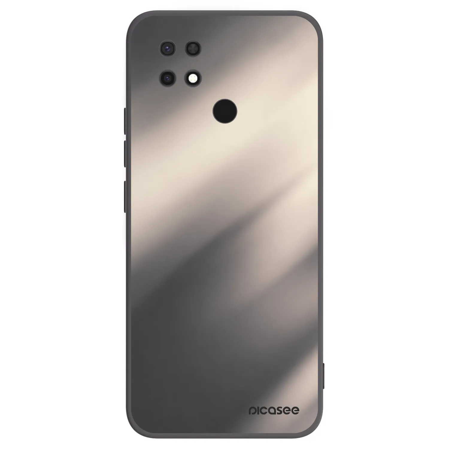 Picasee silikonski črni ovitek za Xiaomi Redmi 10C - Smoky Beige
