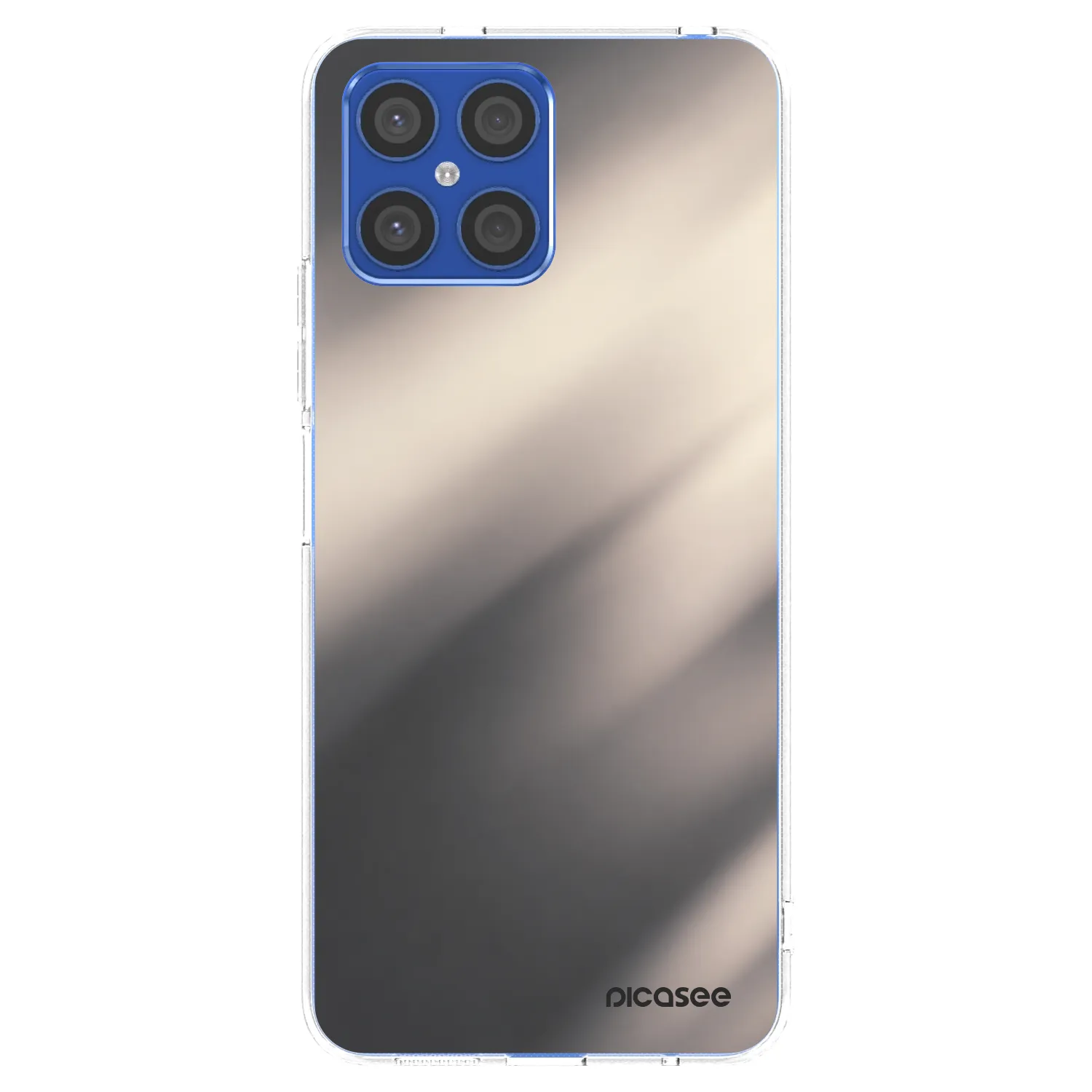 Picasee silikonski prozorni ovitek za Honor X8 4G - Smoky Beige