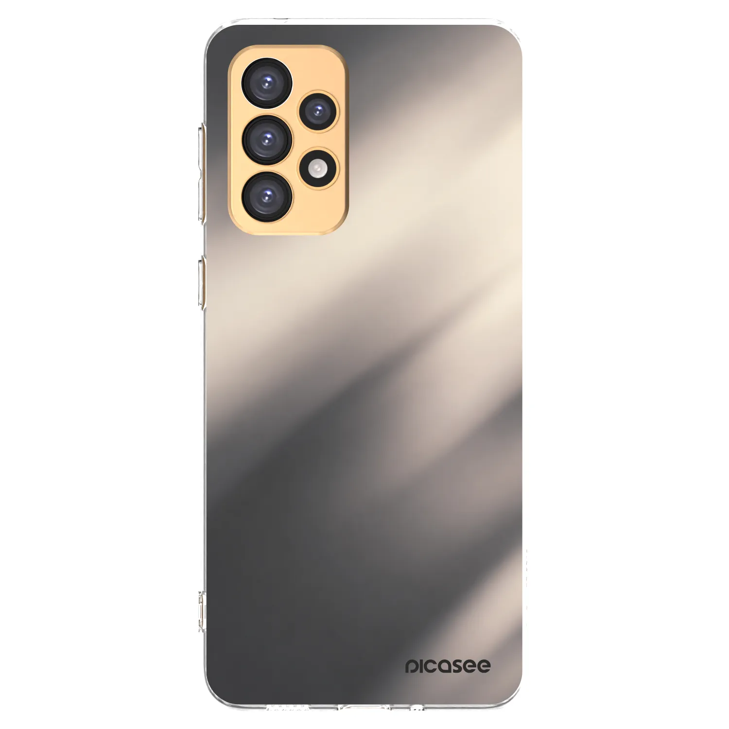Picasee silikonski prozorni ovitek za Samsung Galaxy A33 5G A336 - Smoky Beige