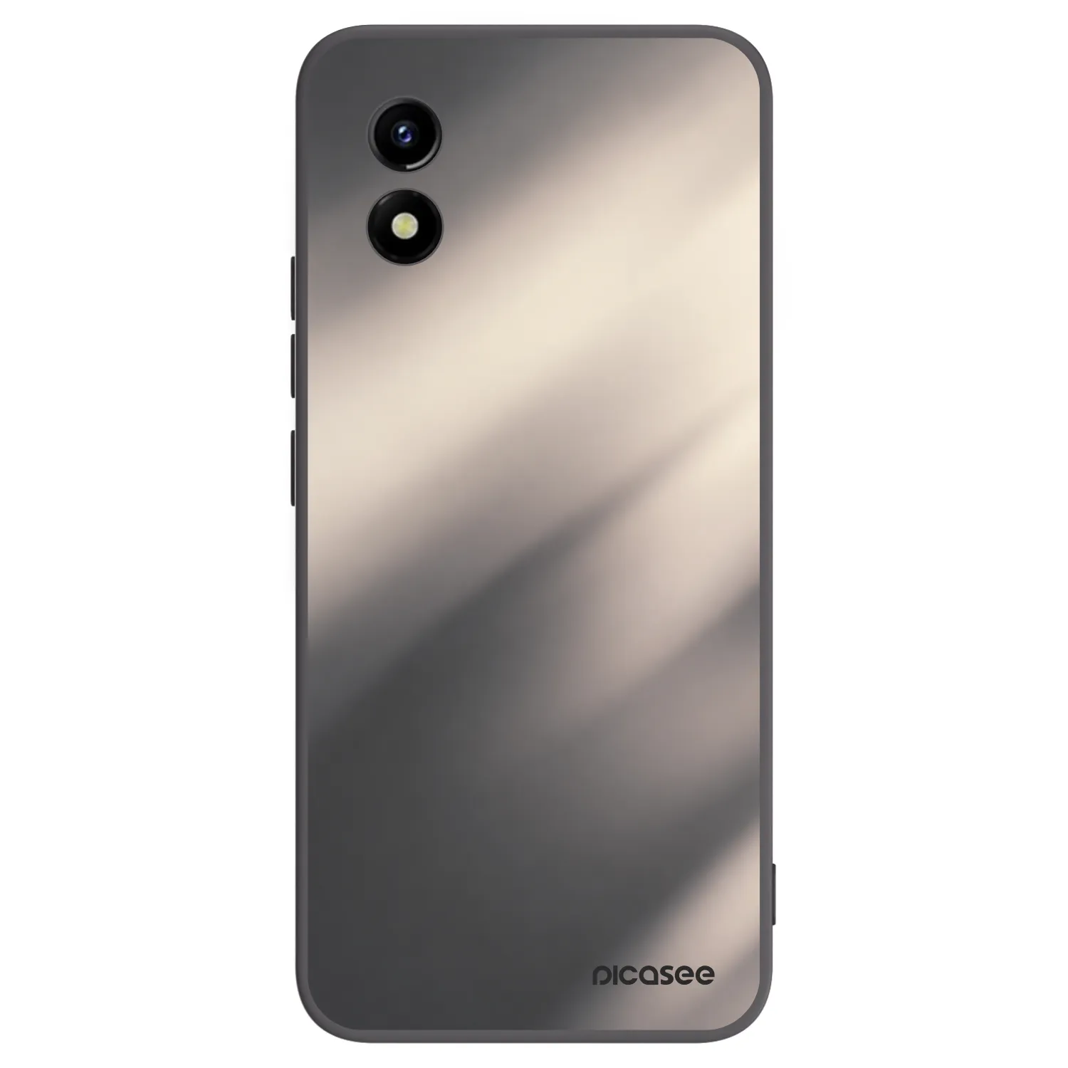 Picasee silikonski črni ovitek za Vivo Y01 - Smoky Beige