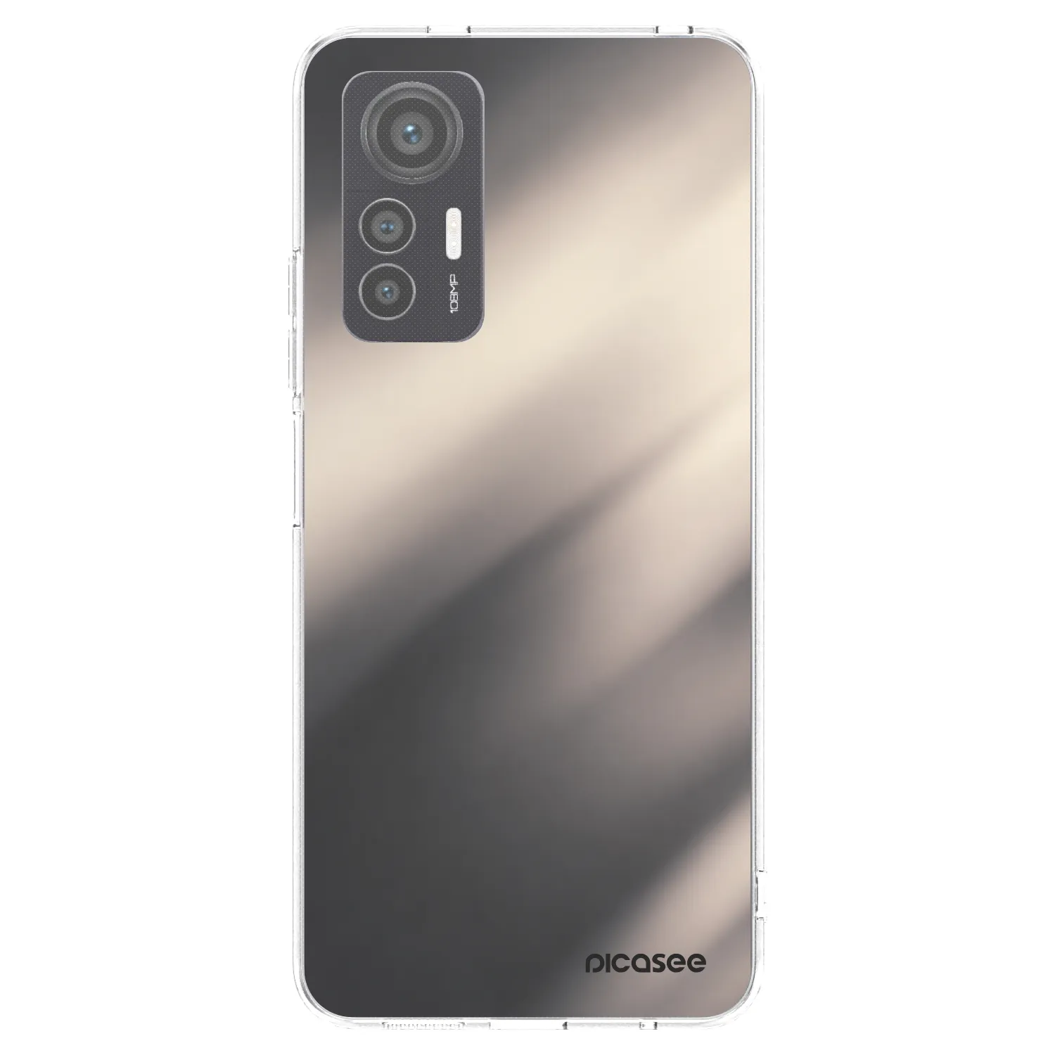 Picasee silikonski prozorni ovitek za Xiaomi 12 Lite - Smoky Beige