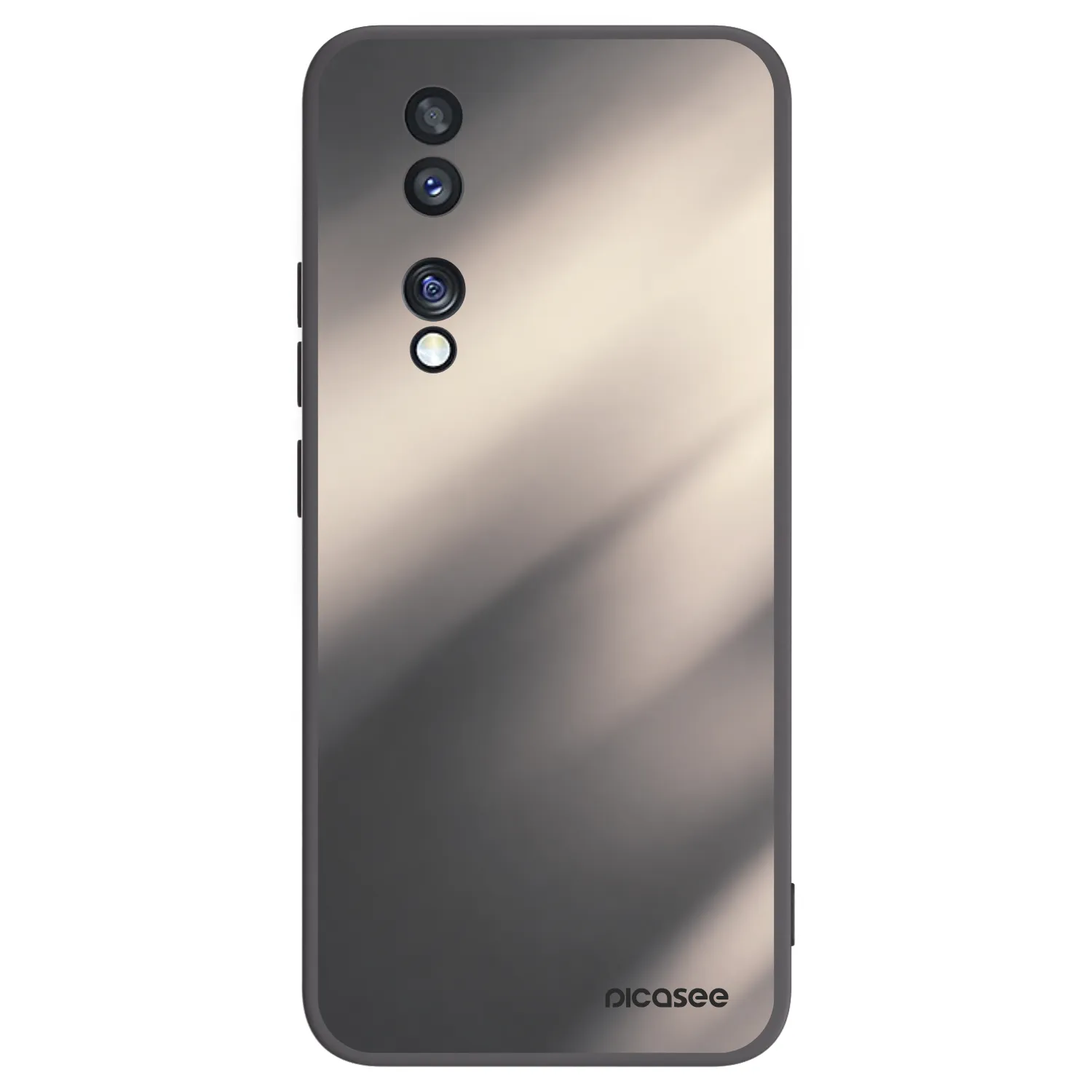 Picasee silikonski črni ovitek za Honor 70 - Smoky Beige