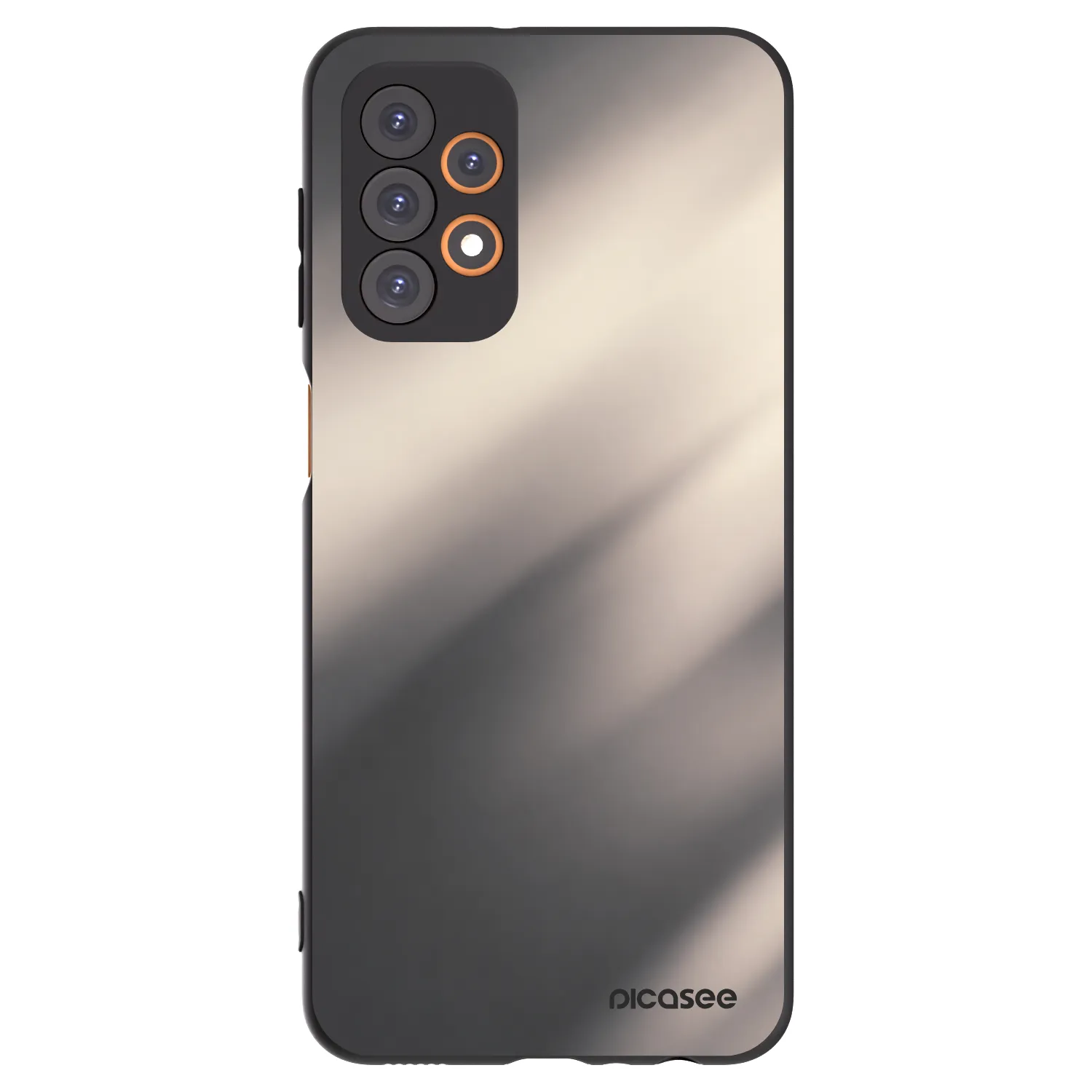 Picasee silikonski črni ovitek za Samsung Galaxy A23 A236B 5G - Smoky Beige