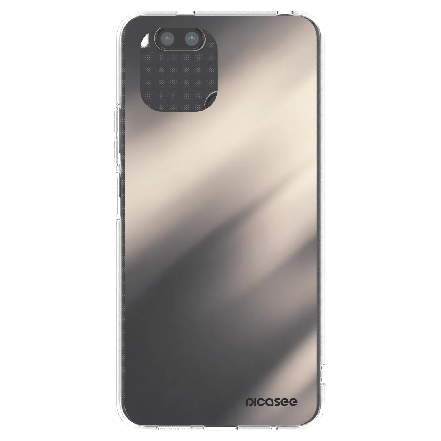 Picasee silikonski prozorni ovitek za Xiaomi Redmi A1 - Smoky Beige