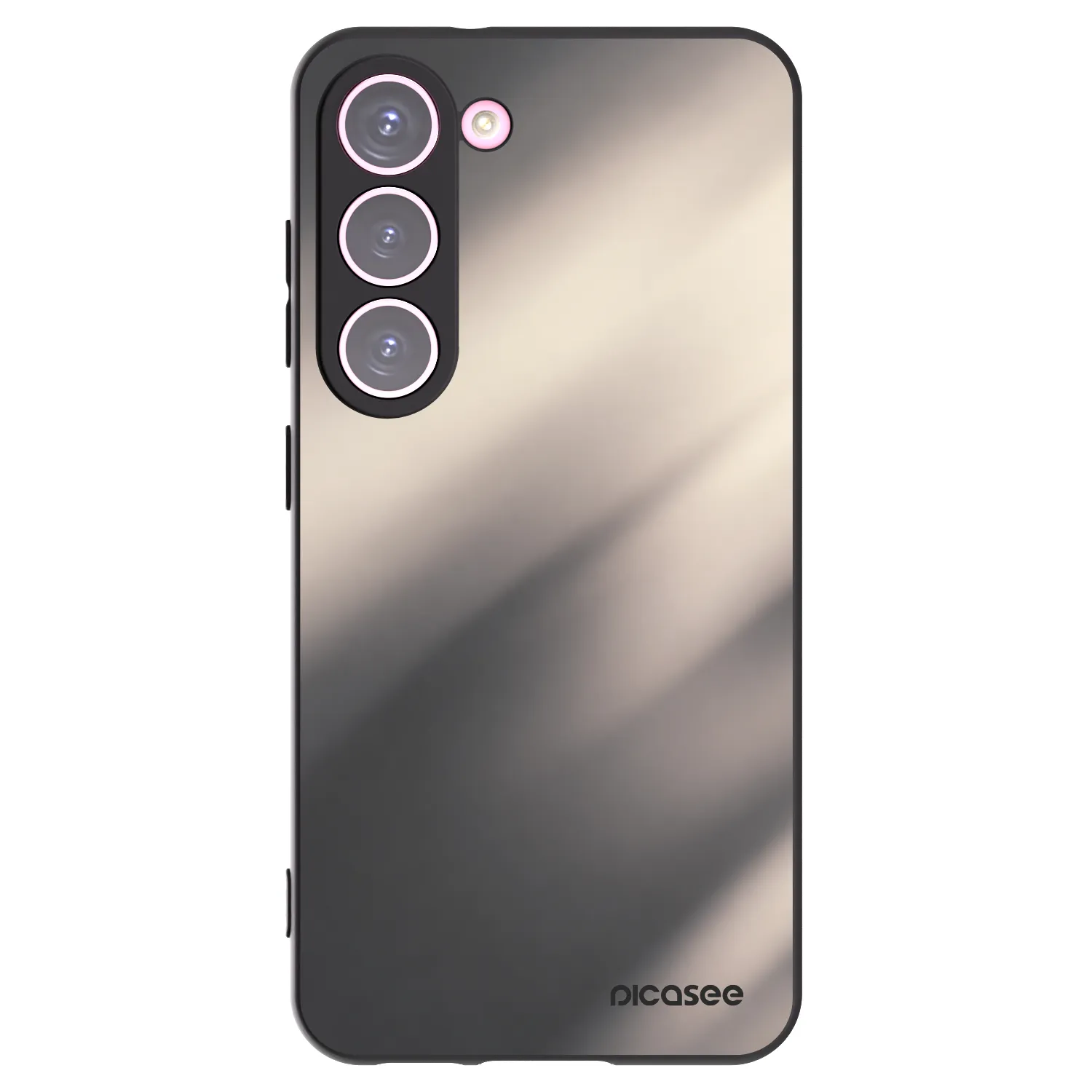 Picasee silikonski črni ovitek za Samsung Galaxy S23 5G - Smoky Beige