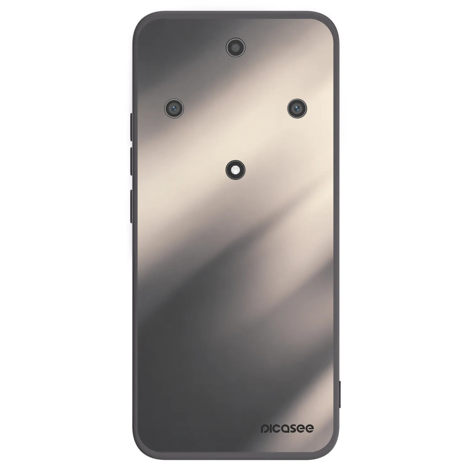 Picasee silikonski črni ovitek za Honor Magic5 Lite 5G - Smoky Beige