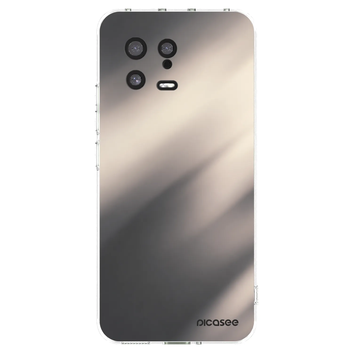 Picasee silikonski prozorni ovitek za Xiaomi 13 - Smoky Beige