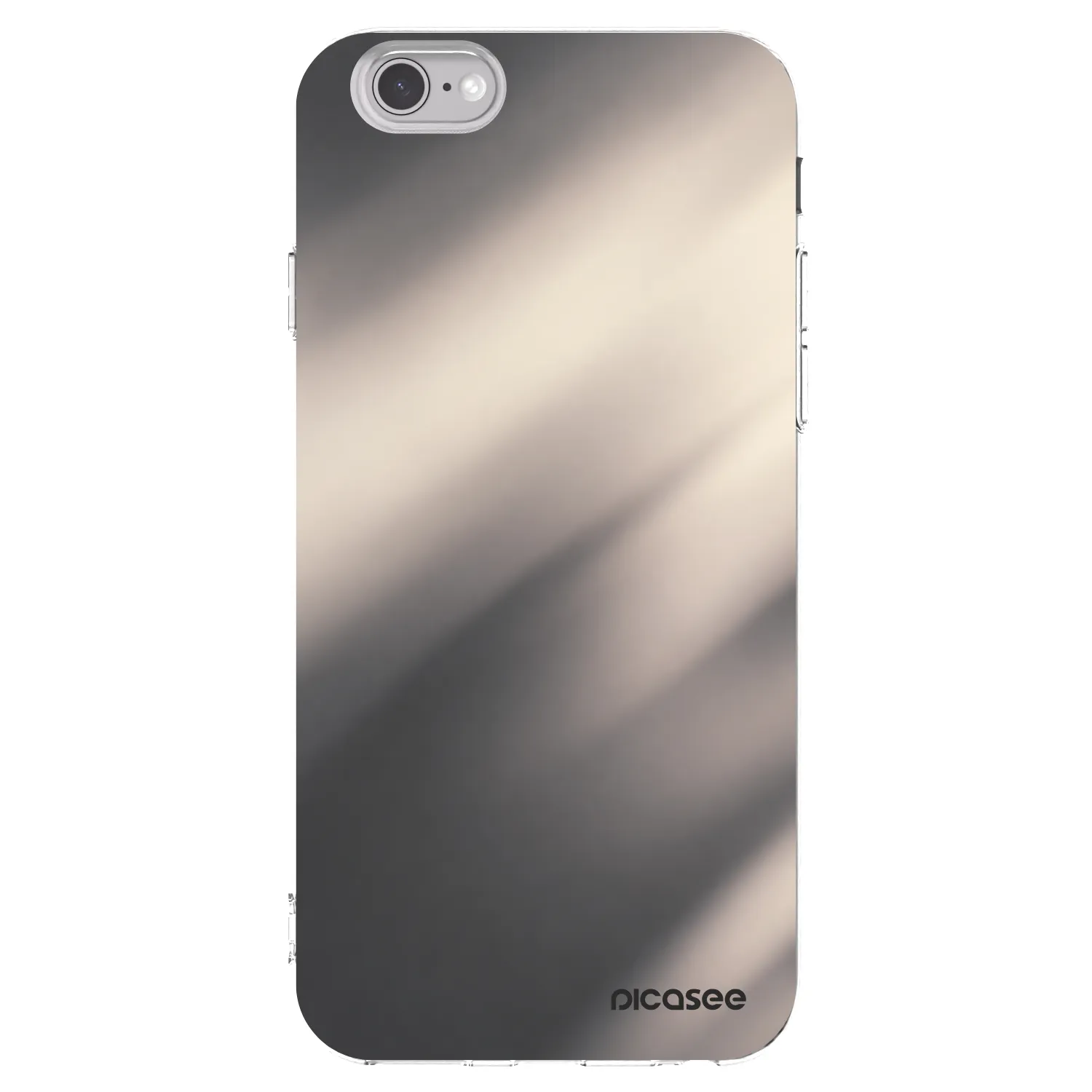 Picasee silikonski prozorni ovitek za Apple iPhone 6/6S - Smoky Beige