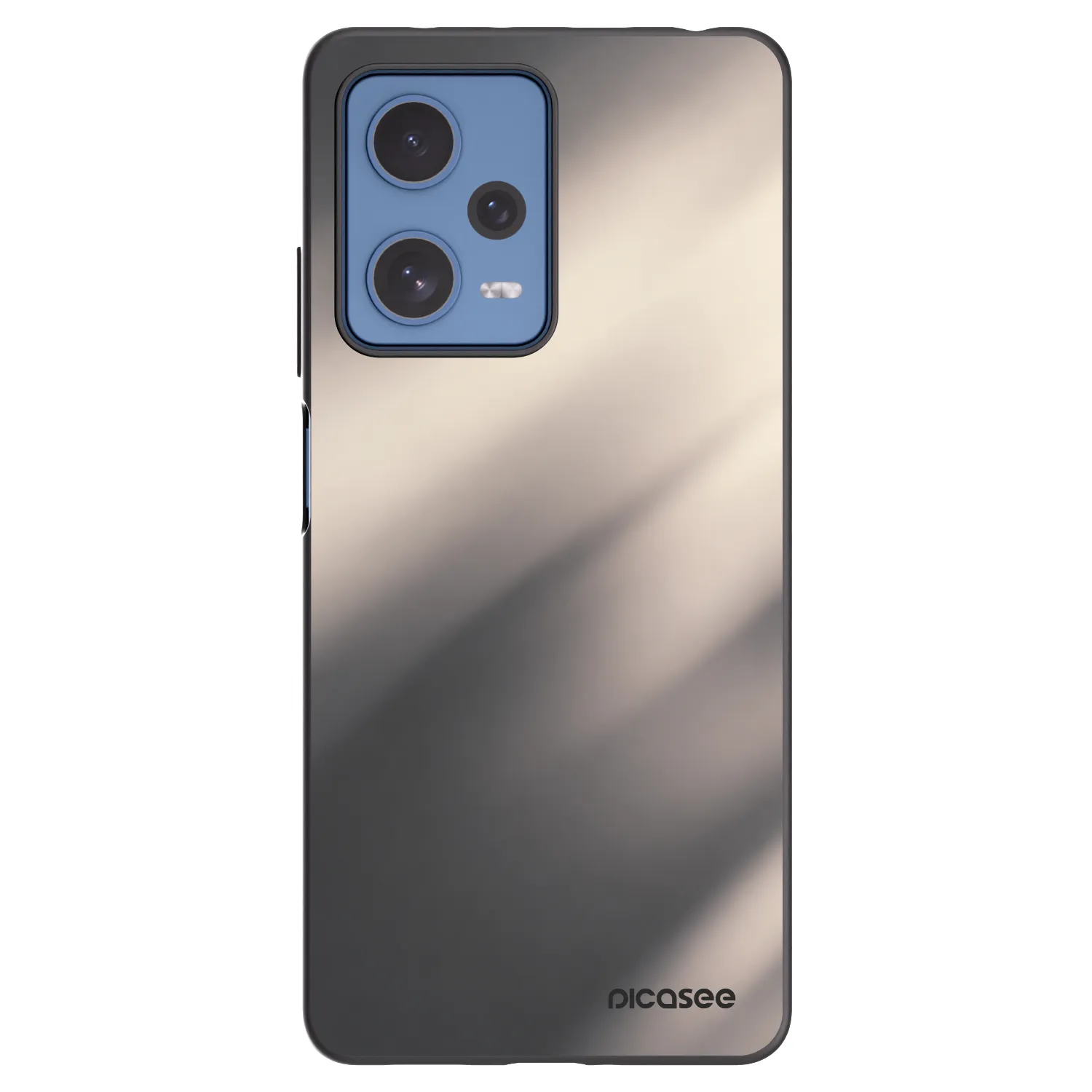 Picasee silikonski črni ovitek za Xiaomi Redmi Note 12 Pro 5G - Smoky Beige