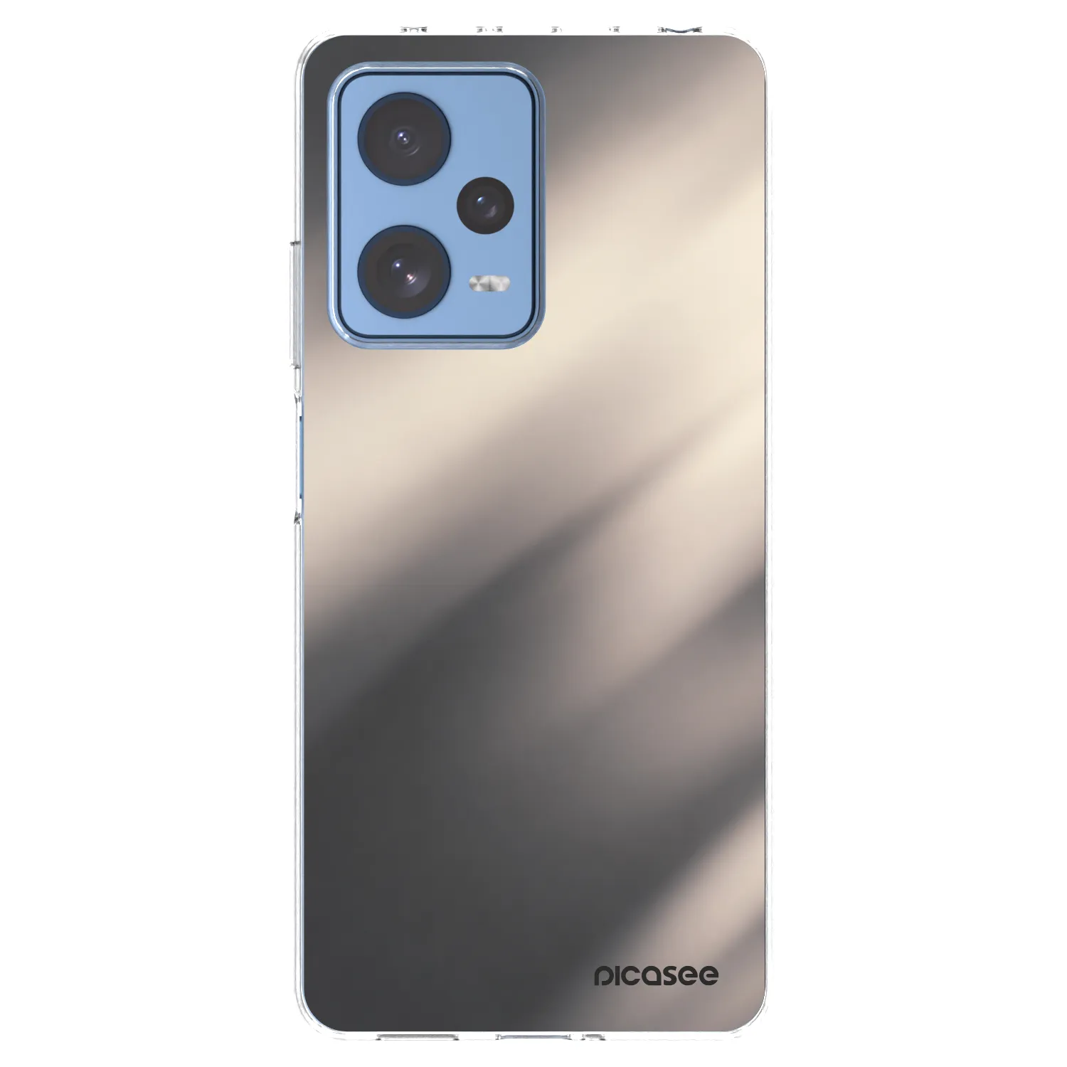 Picasee silikonski prozorni ovitek za Xiaomi Redmi Note 12 Pro 5G - Smoky Beige
