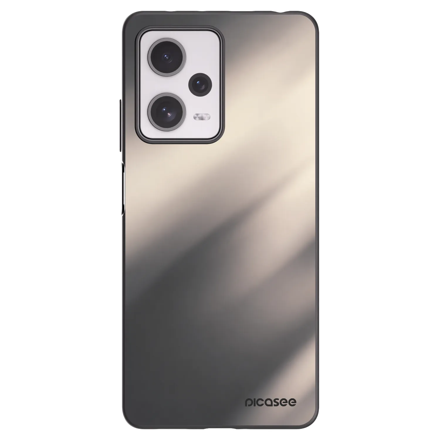 Picasee silikonski črni ovitek za Xiaomi Redmi Note 12 Pro+ 5G - Smoky Beige