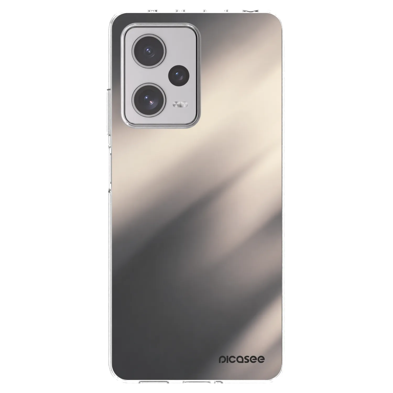 Picasee silikonski prozorni ovitek za Xiaomi Redmi Note 12 Pro+ 5G - Smoky Beige