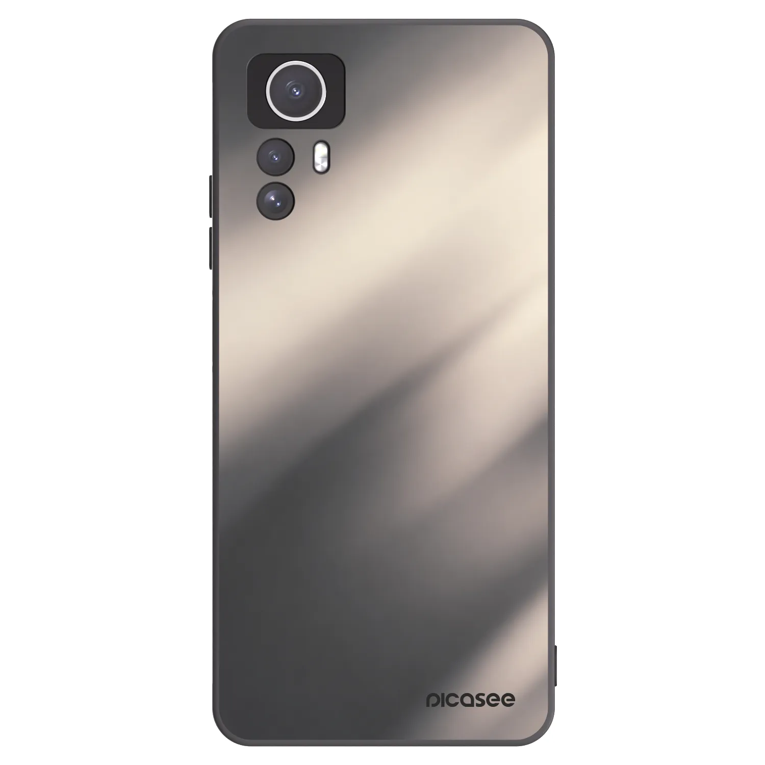 Picasee silikonski črni ovitek za Xiaomi Redmi Note 12S - Smoky Beige