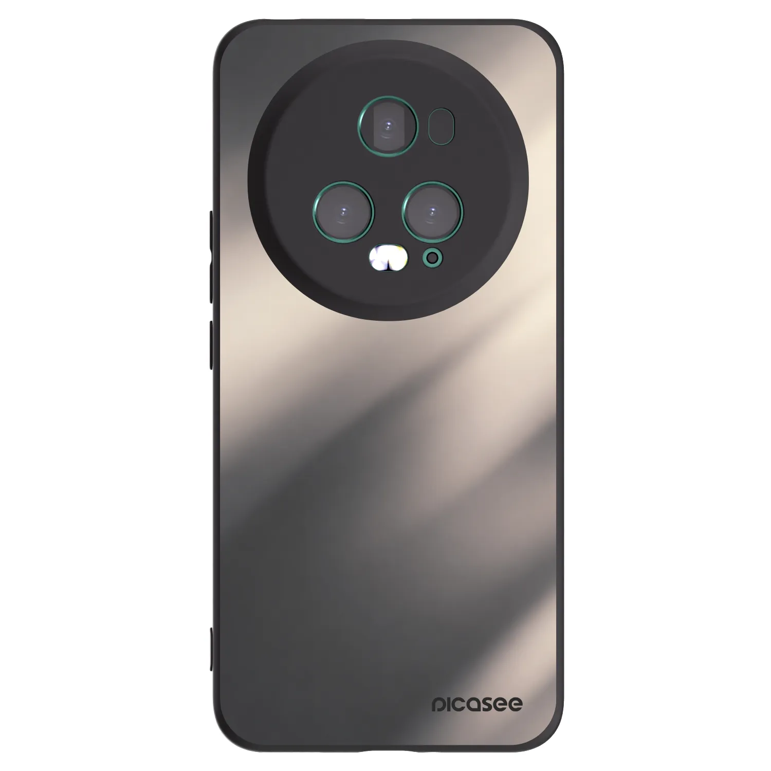 Picasee silikonski črni ovitek za Honor Magic5 Pro - Smoky Beige