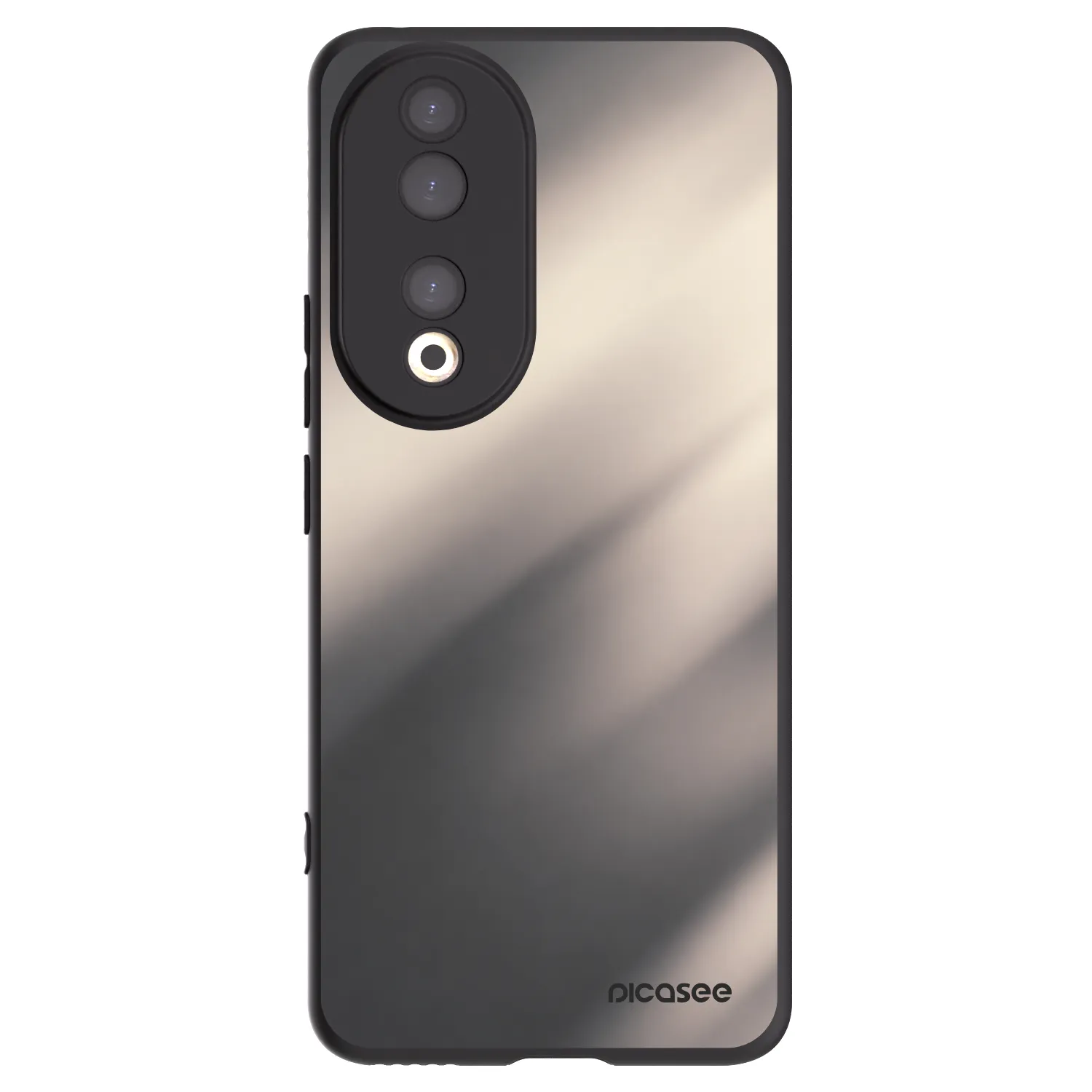 Picasee silikonski črni ovitek za Honor 90 5G - Smoky Beige