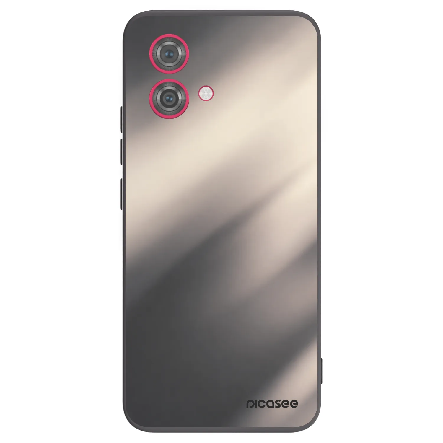 Picasee silikonski črni ovitek za Motorola Moto G84 5G - Smoky Beige