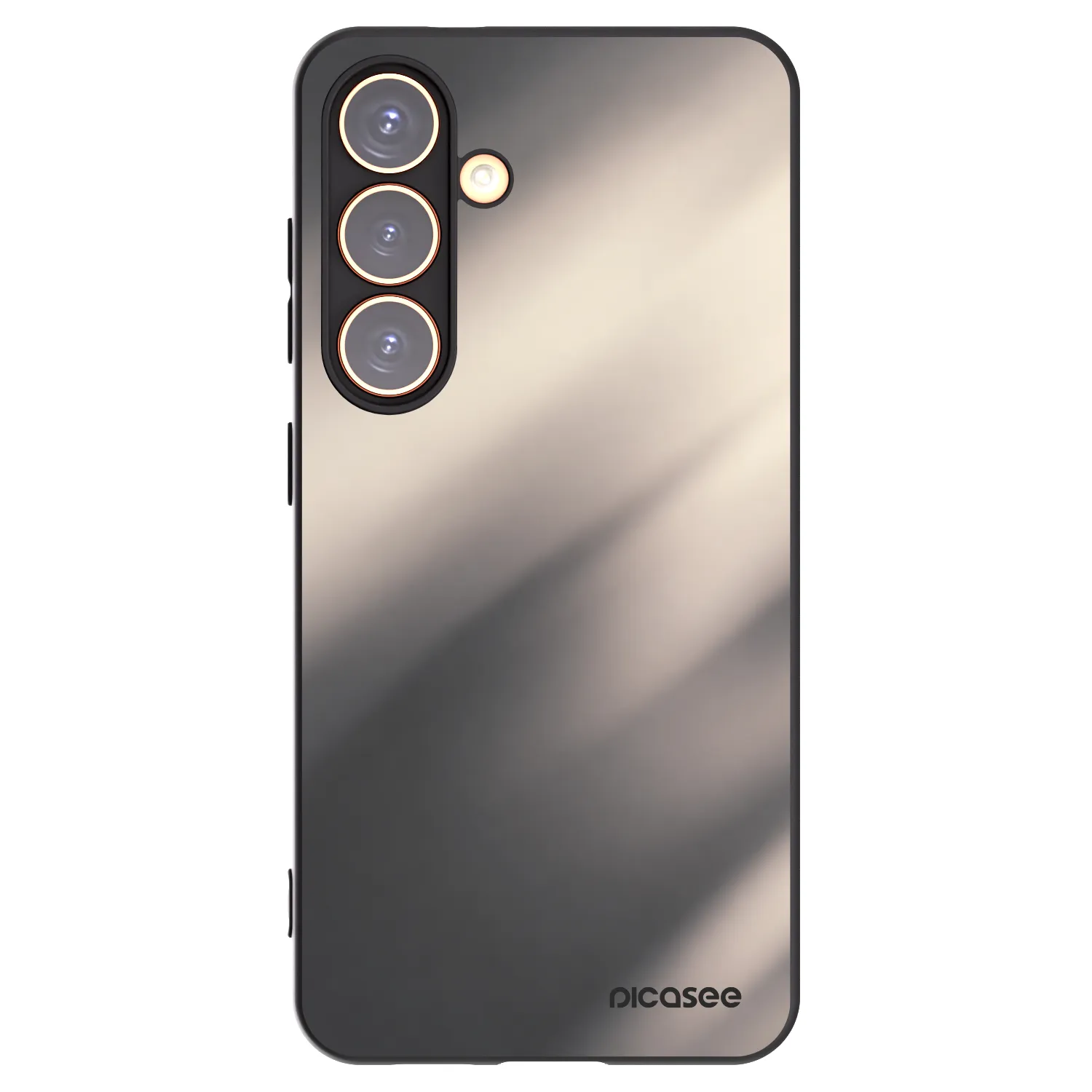 Picasee silikonski črni ovitek za Samsung Galaxy S24 S921B 5G - Smoky Beige