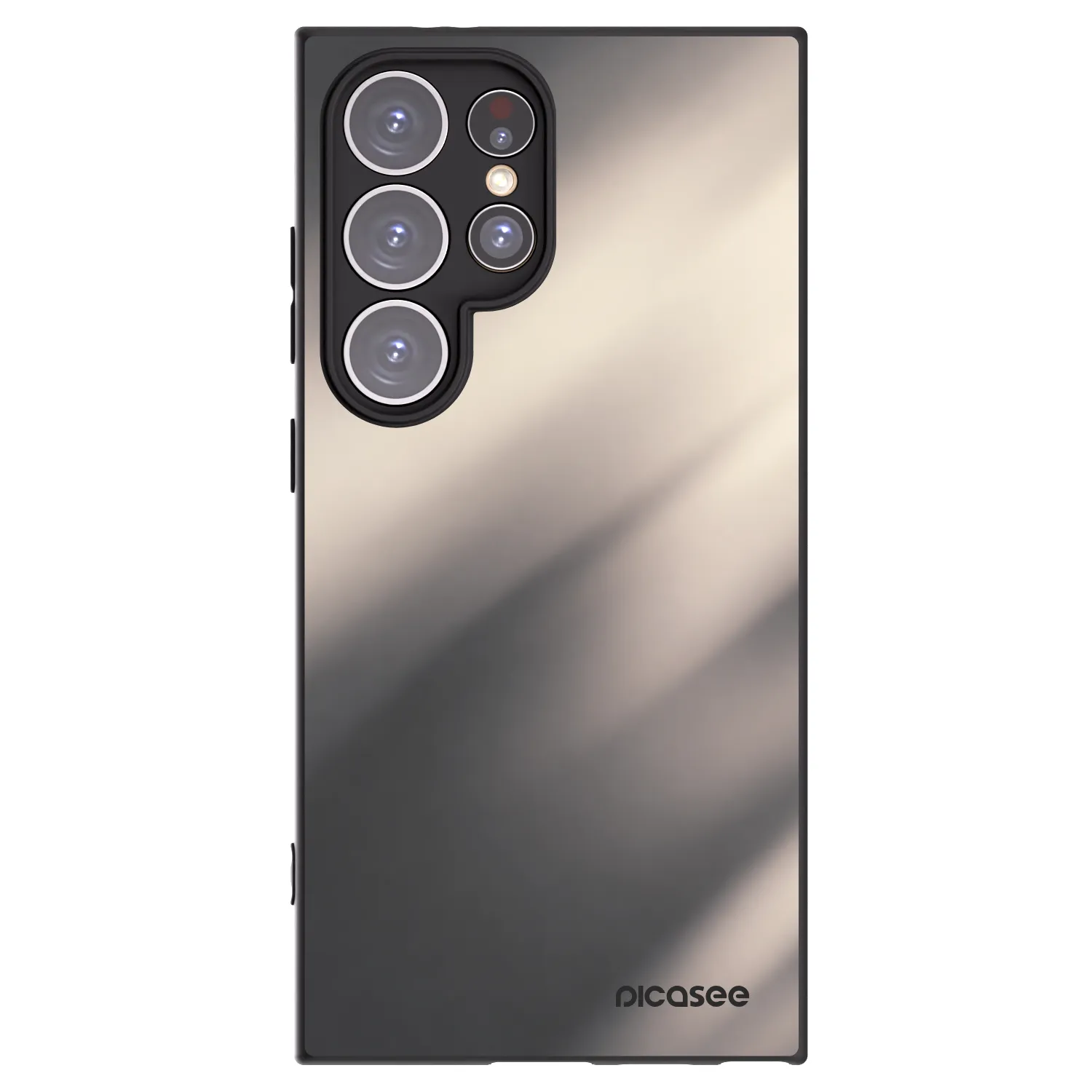 Picasee silikonski črni ovitek za Samsung Galaxy S24 Ultra S928B 5G - Smoky Beige