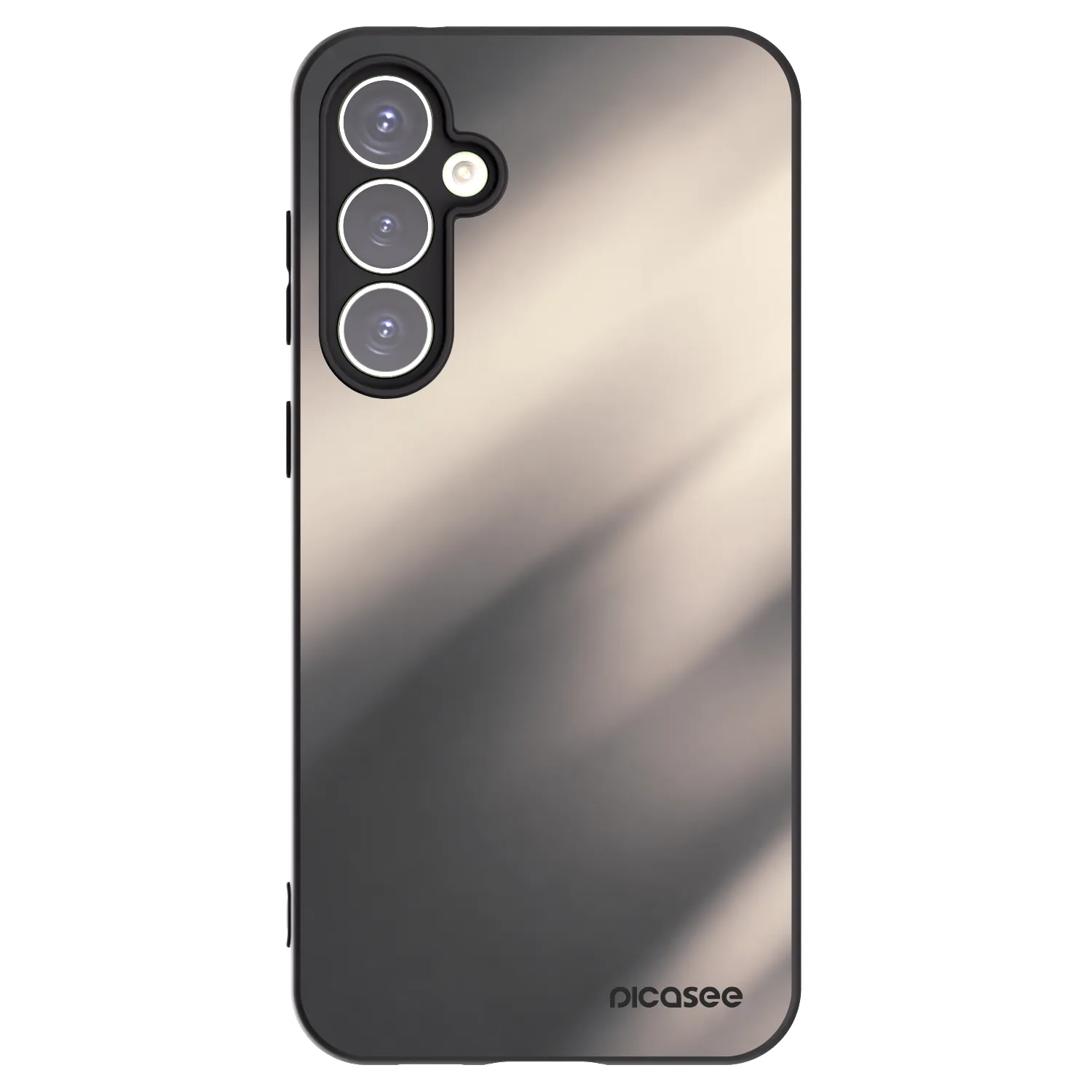 Picasee silikonski črni ovitek za Samsung Galaxy S23 FE S711B - Smoky Beige