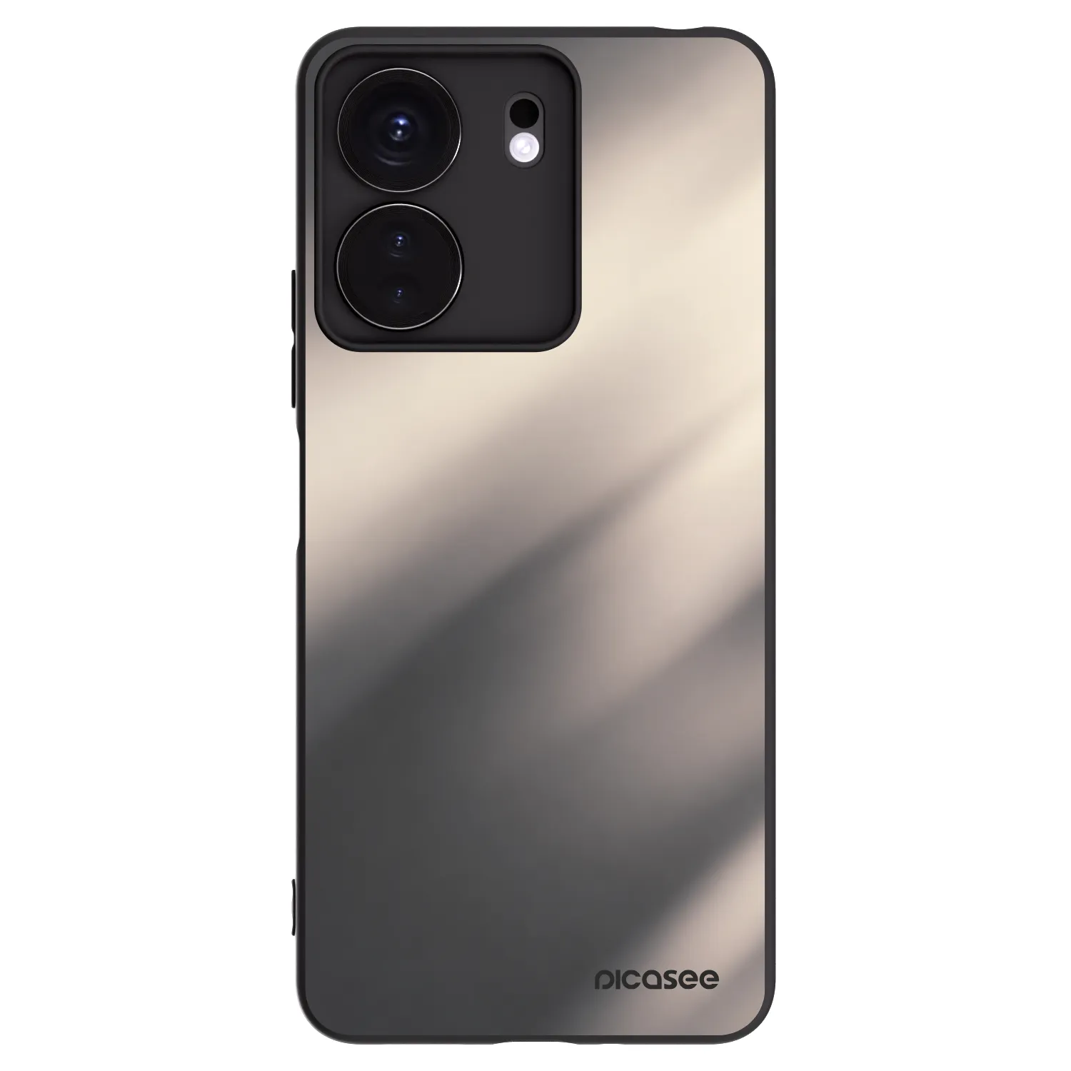 Picasee silikonski črni ovitek za Xiaomi Redmi 13C 4G - Smoky Beige