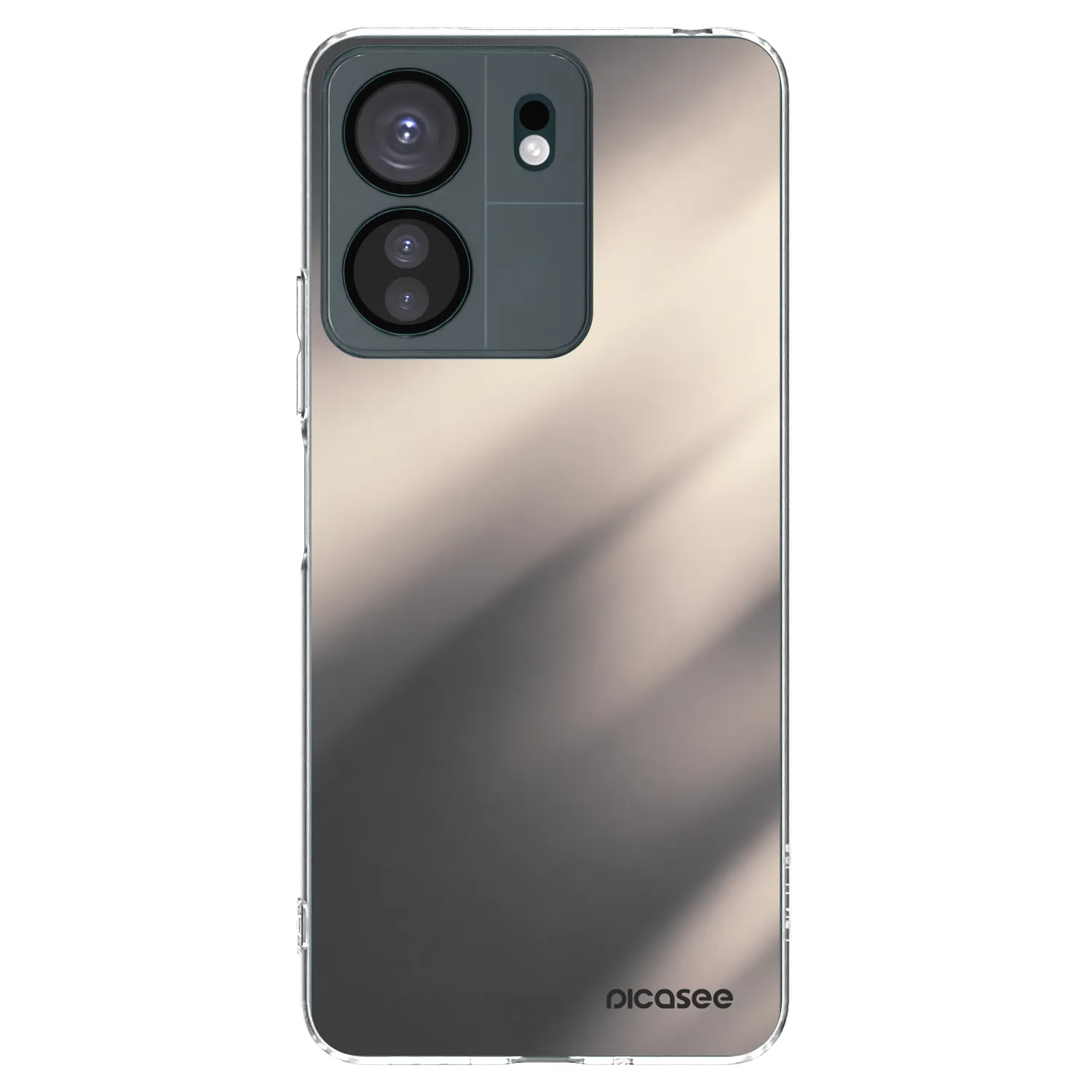 Picasee silikonski prozorni ovitek za Xiaomi Redmi 13C 4G - Smoky Beige
