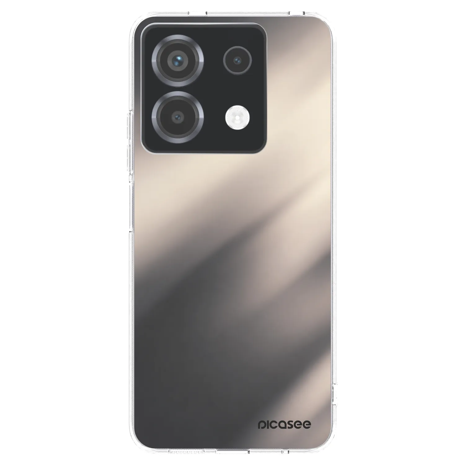 Picasee silikonski prozorni ovitek za Xiaomi Poco X6 - Smoky Beige