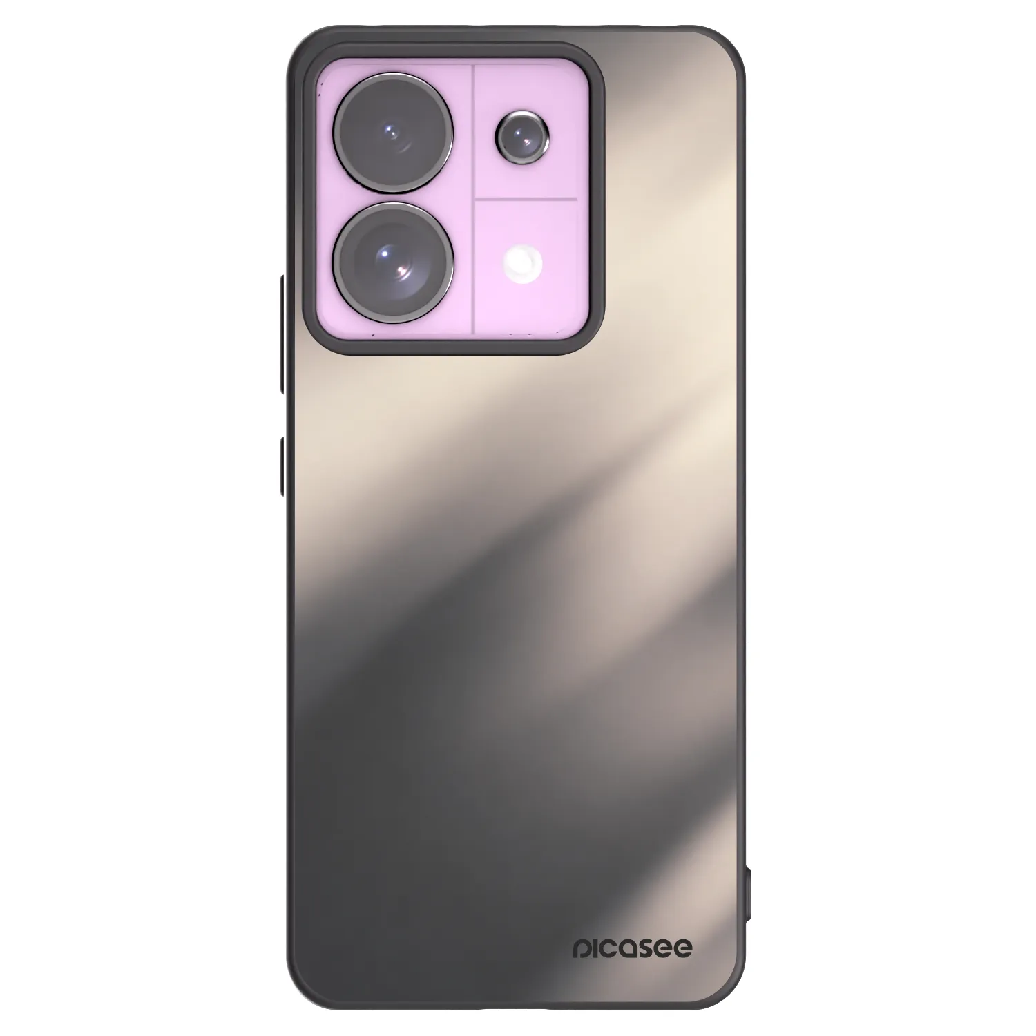 Picasee silikonski črni ovitek za Xiaomi Redmi Note 13 Pro 5G - Smoky Beige