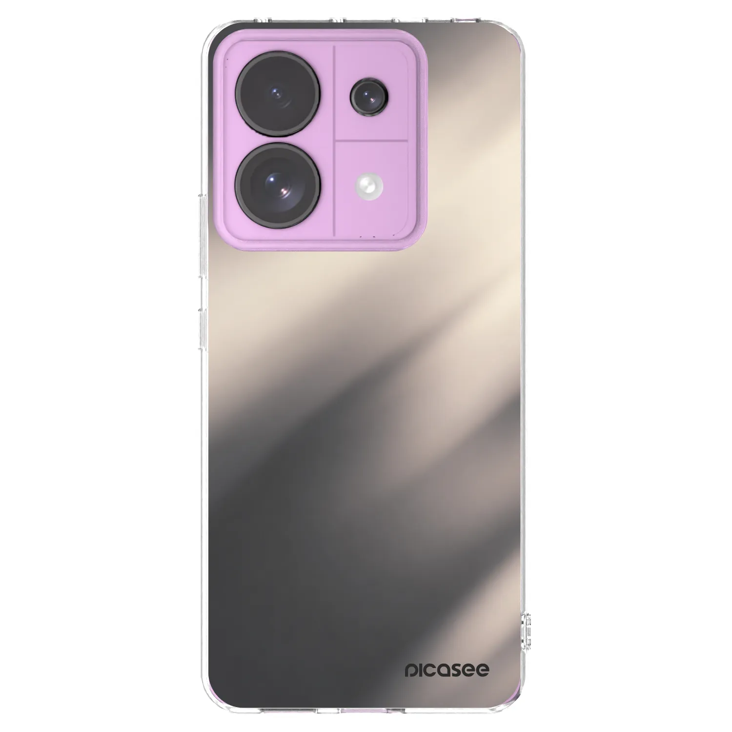 Picasee silikonski prozorni ovitek za Xiaomi Redmi Note 13 Pro 5G - Smoky Beige