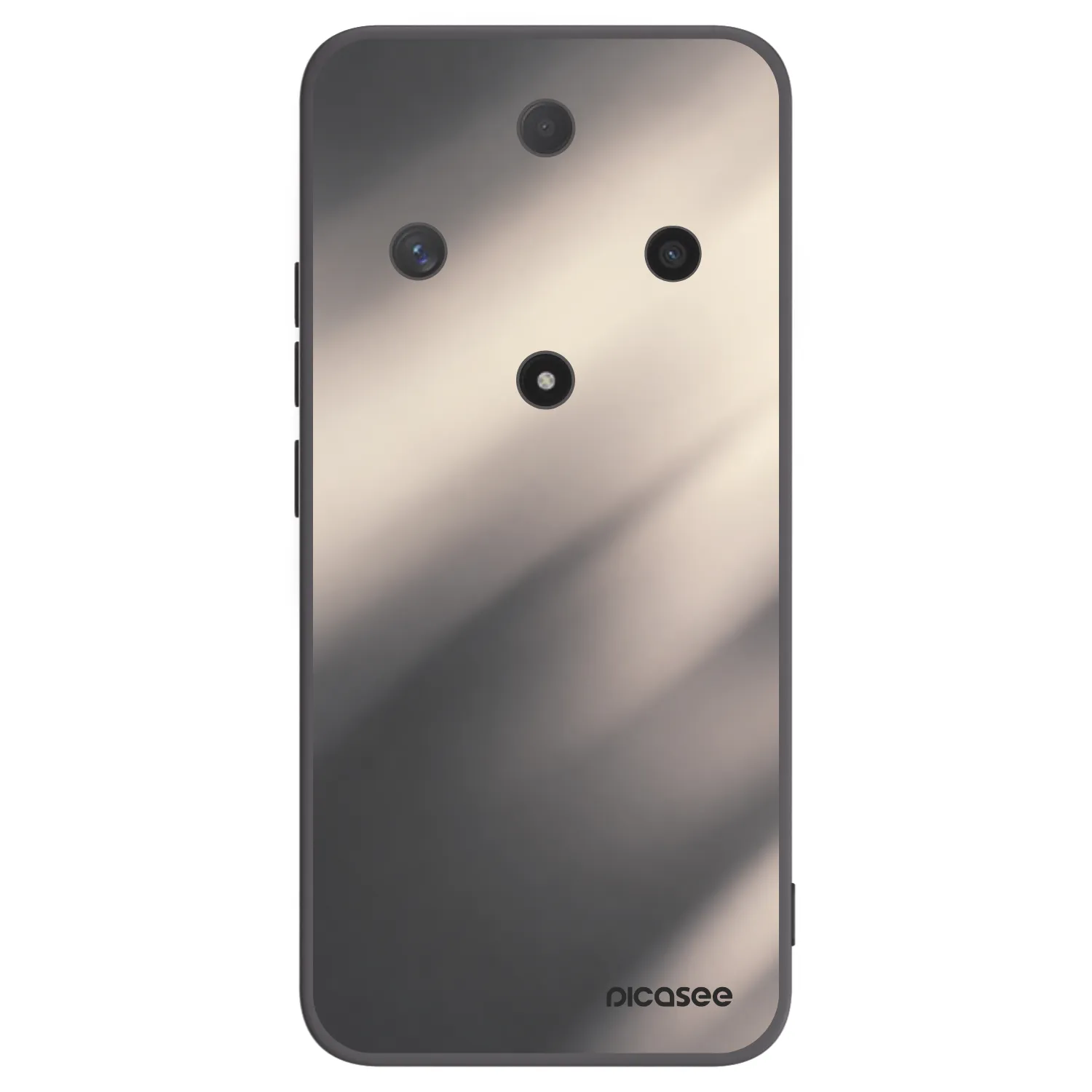 Picasee silikonski črni ovitek za Honor Magic6 Lite 5G - Smoky Beige