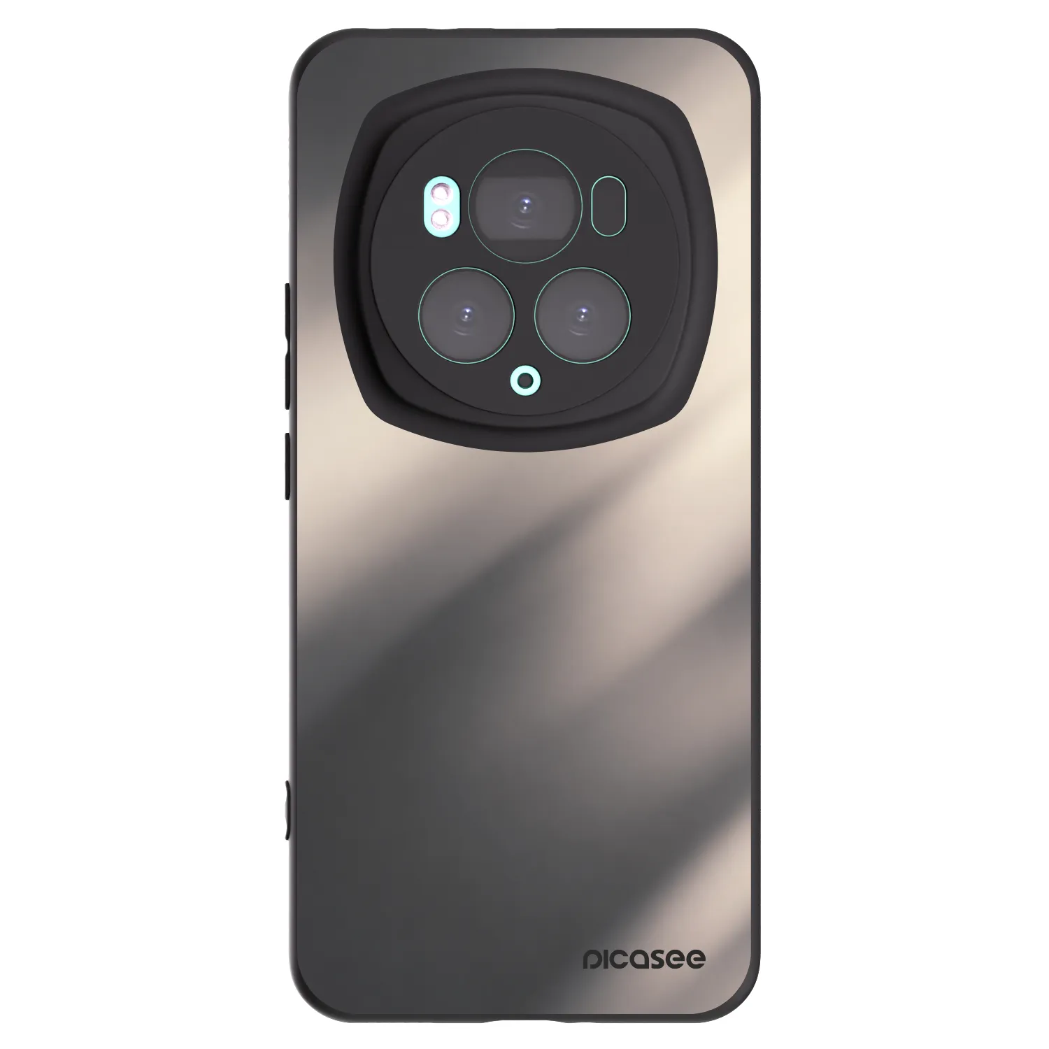 Picasee silikonski črni ovitek za Honor Magic6 Pro - Smoky Beige