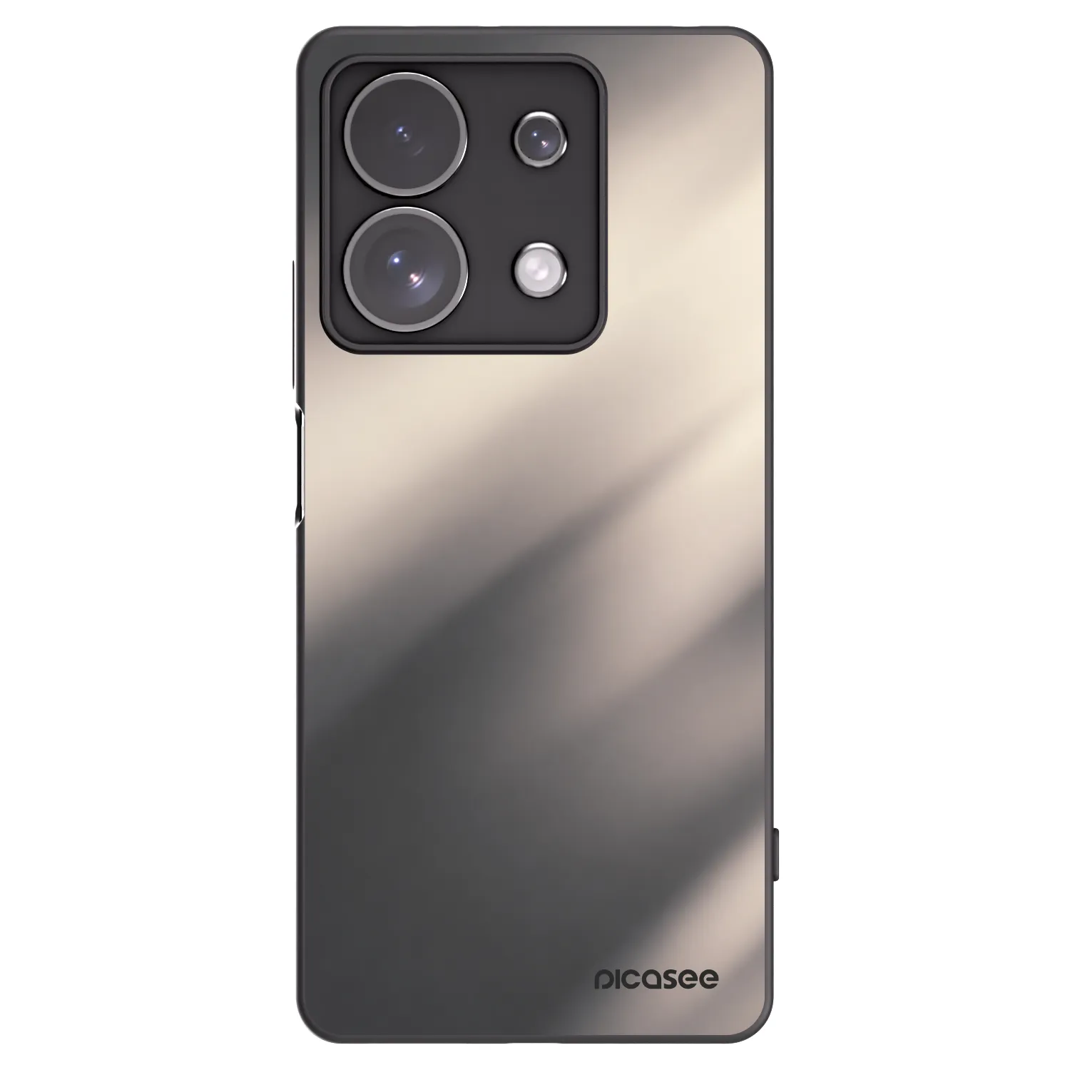 Picasee silikonski črni ovitek za Xiaomi Redmi Note 13 Pro 4G - Smoky Beige