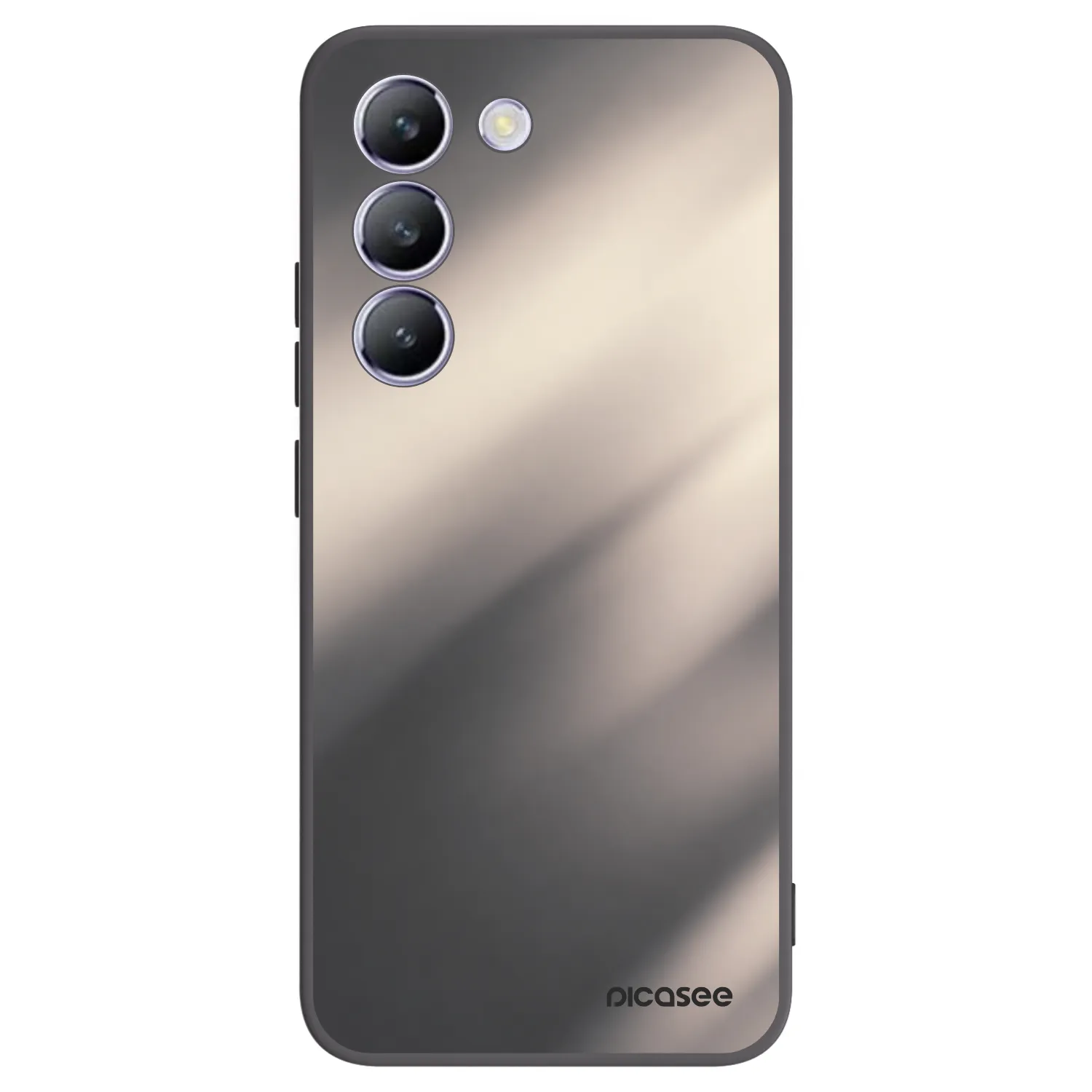 Picasee silikonski črni ovitek za Vivo V40 SE 5G - Smoky Beige