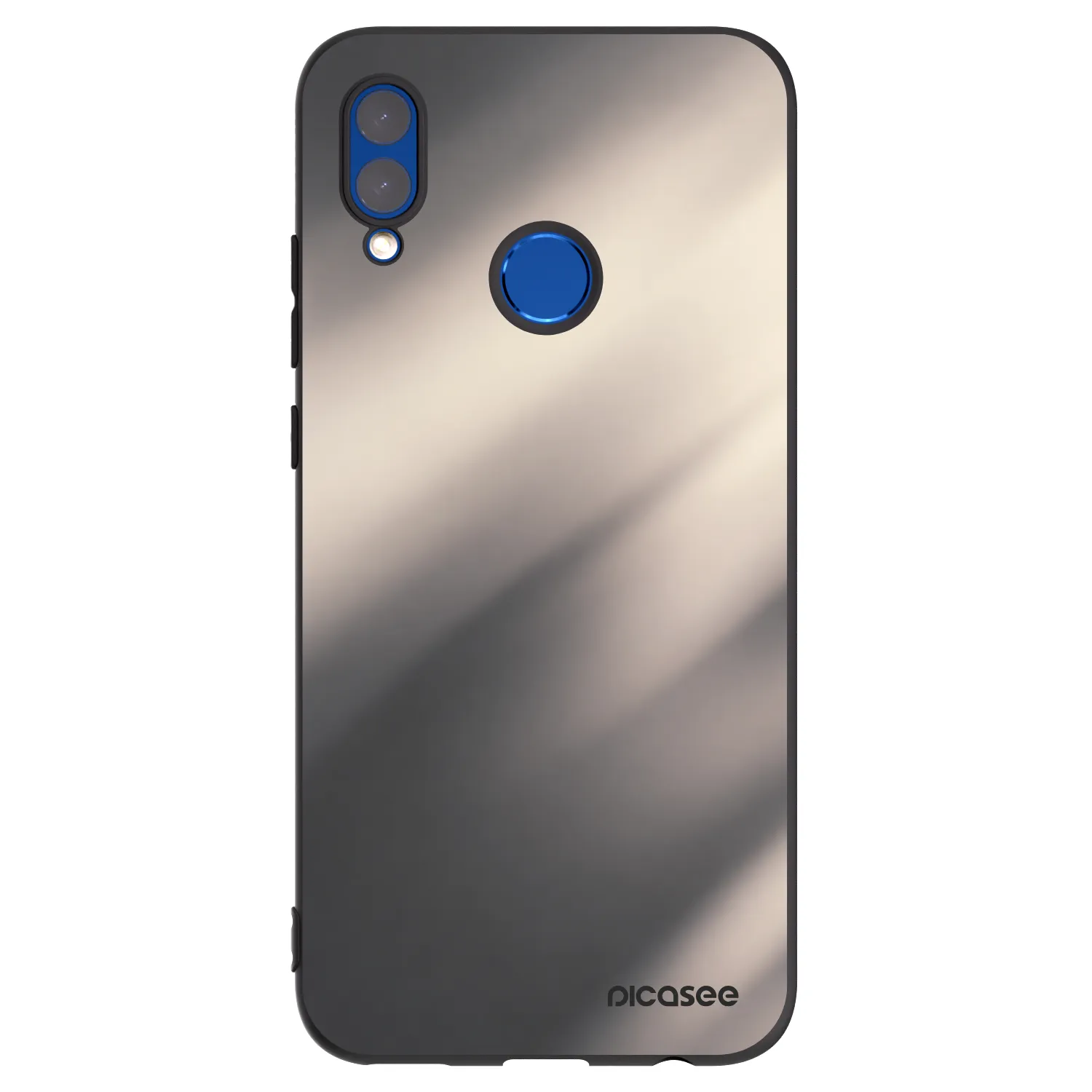 Picasee silikonski črni ovitek za Honor 10 Lite - Smoky Beige